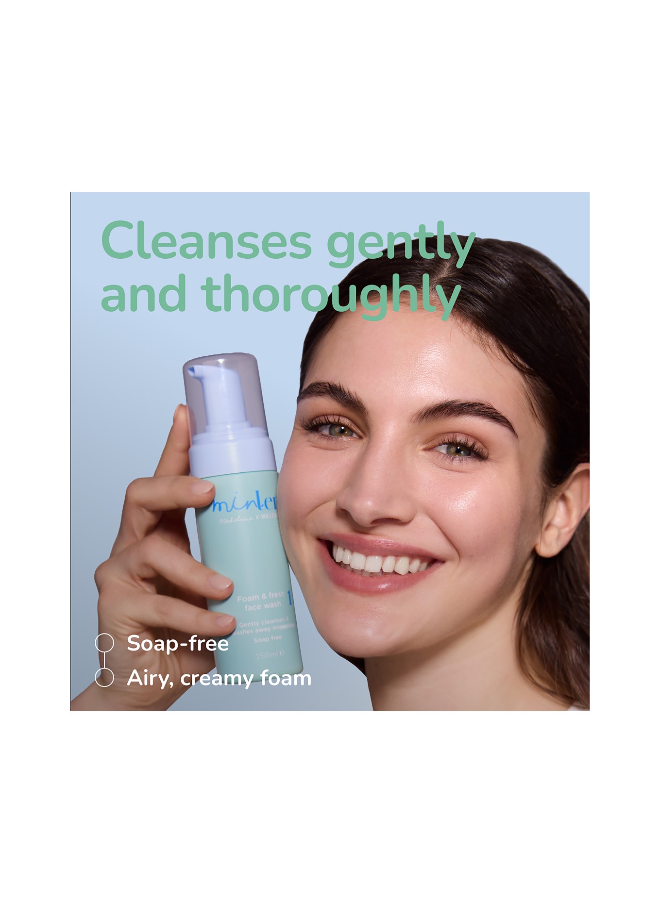 minLen FOAM & FRESH FACE WASH
