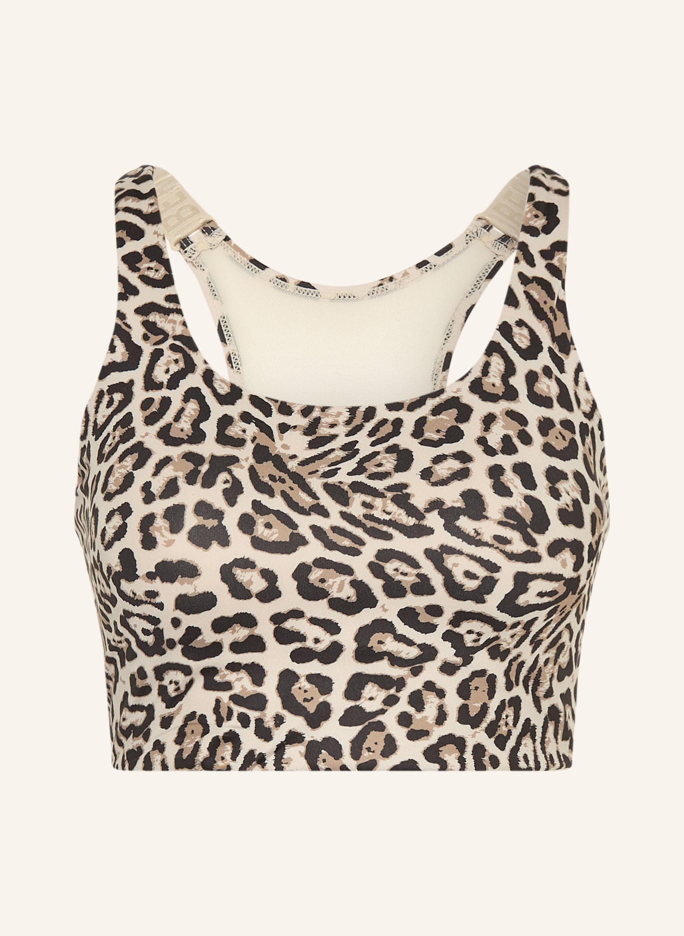 GOLDBERGH Sport-BH ZAFFIRINA mit Mesh: HELLBRAUN / BEIGE / SCHWARZ