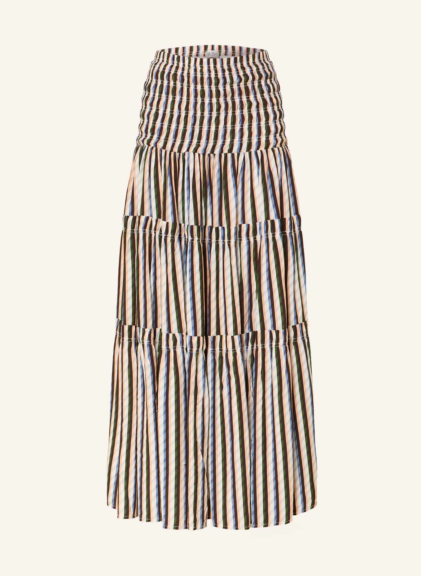 JETS Australia Jupe LAELIA: BLANC / ORANGE CLAIR / BLEU