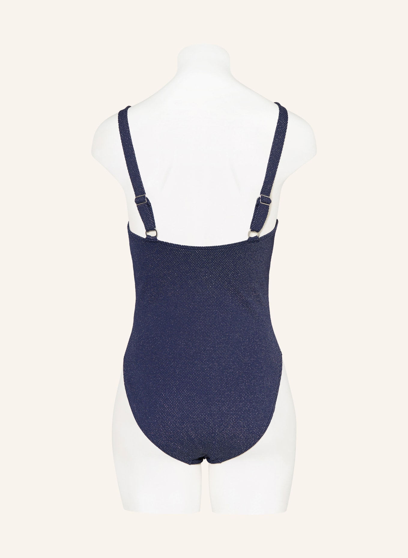 JETS Australia Strój kąpielowy TIRARI NIGHTS z brokatową przędzą: GRANATOWY / SREBRNY