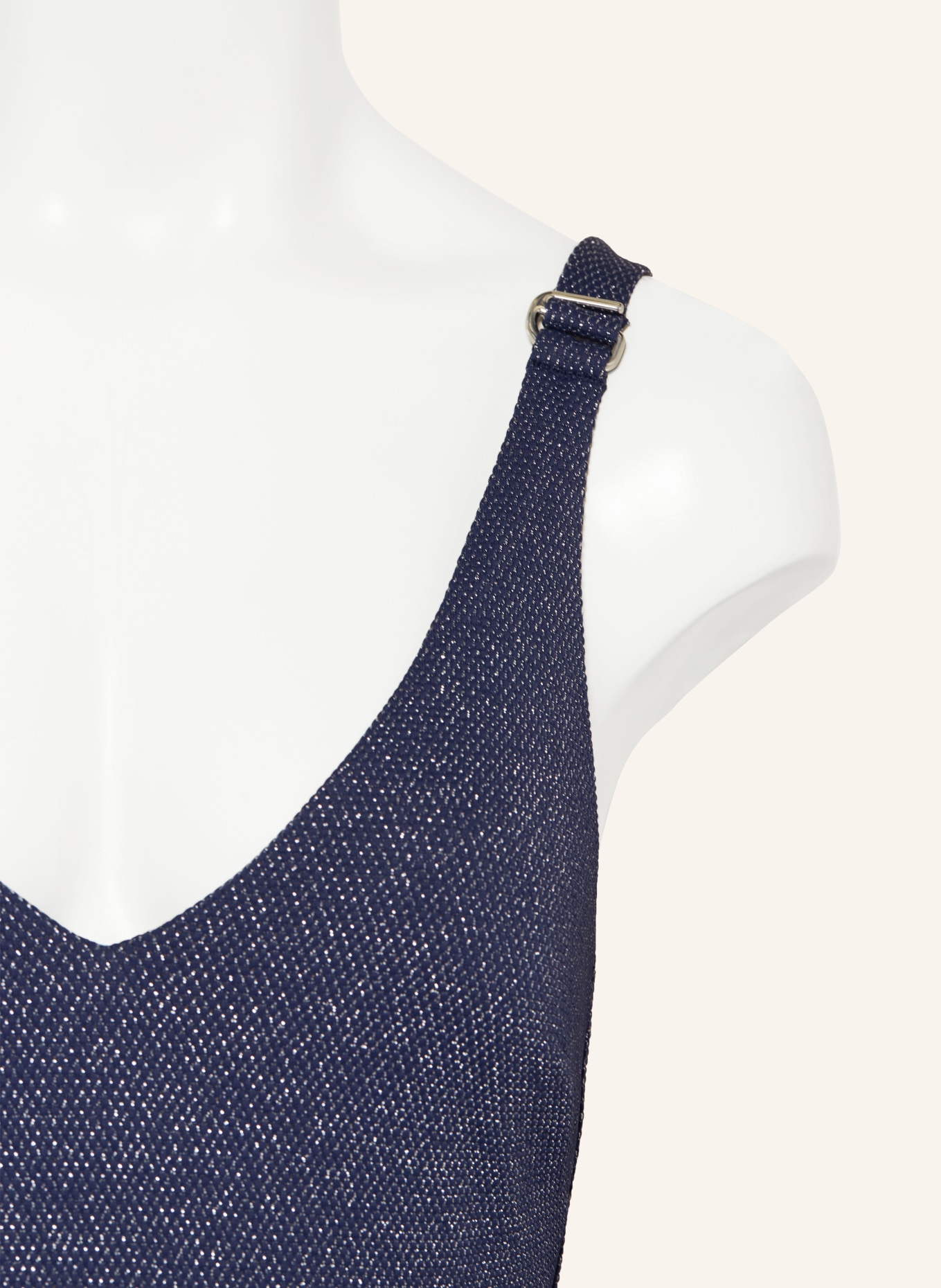 JETS Australia Strój kąpielowy TIRARI NIGHTS z brokatową przędzą: GRANATOWY / SREBRNY