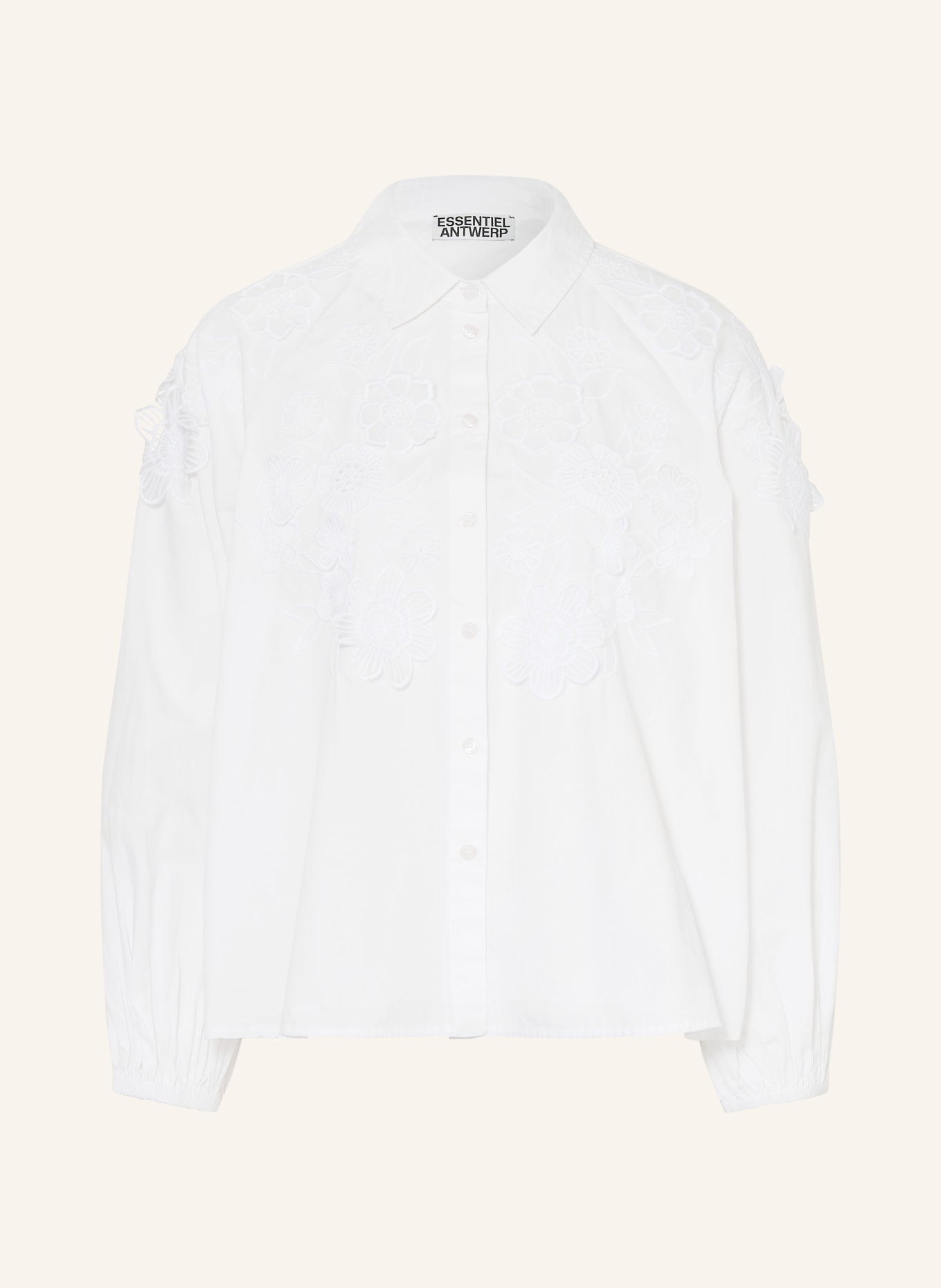 ESSENTIEL ANTWERP Hemdbluse JOELLA: WEISS