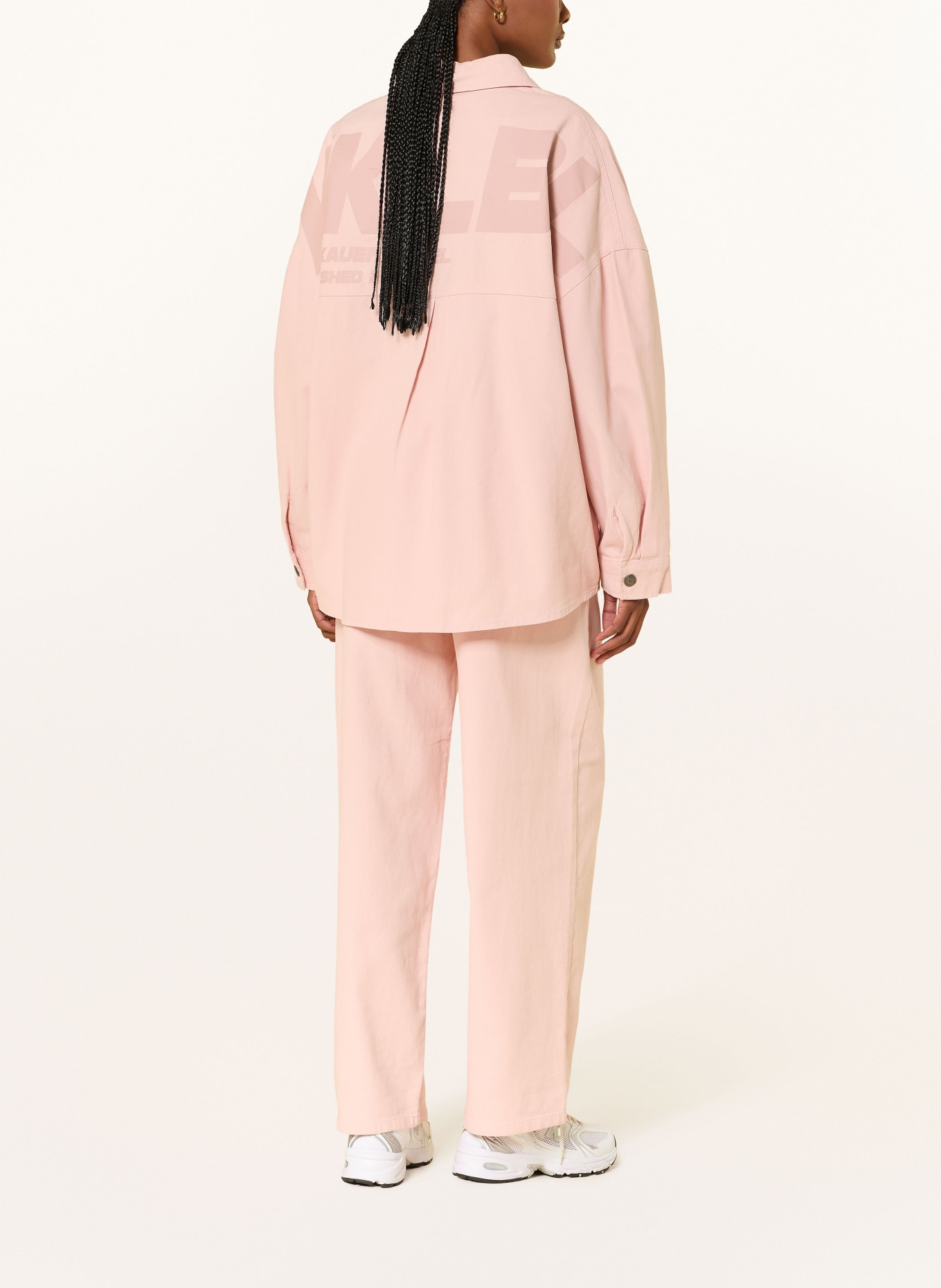 KARO KAUER Jeans-overshirt: LYSEROSA / ROSÉ