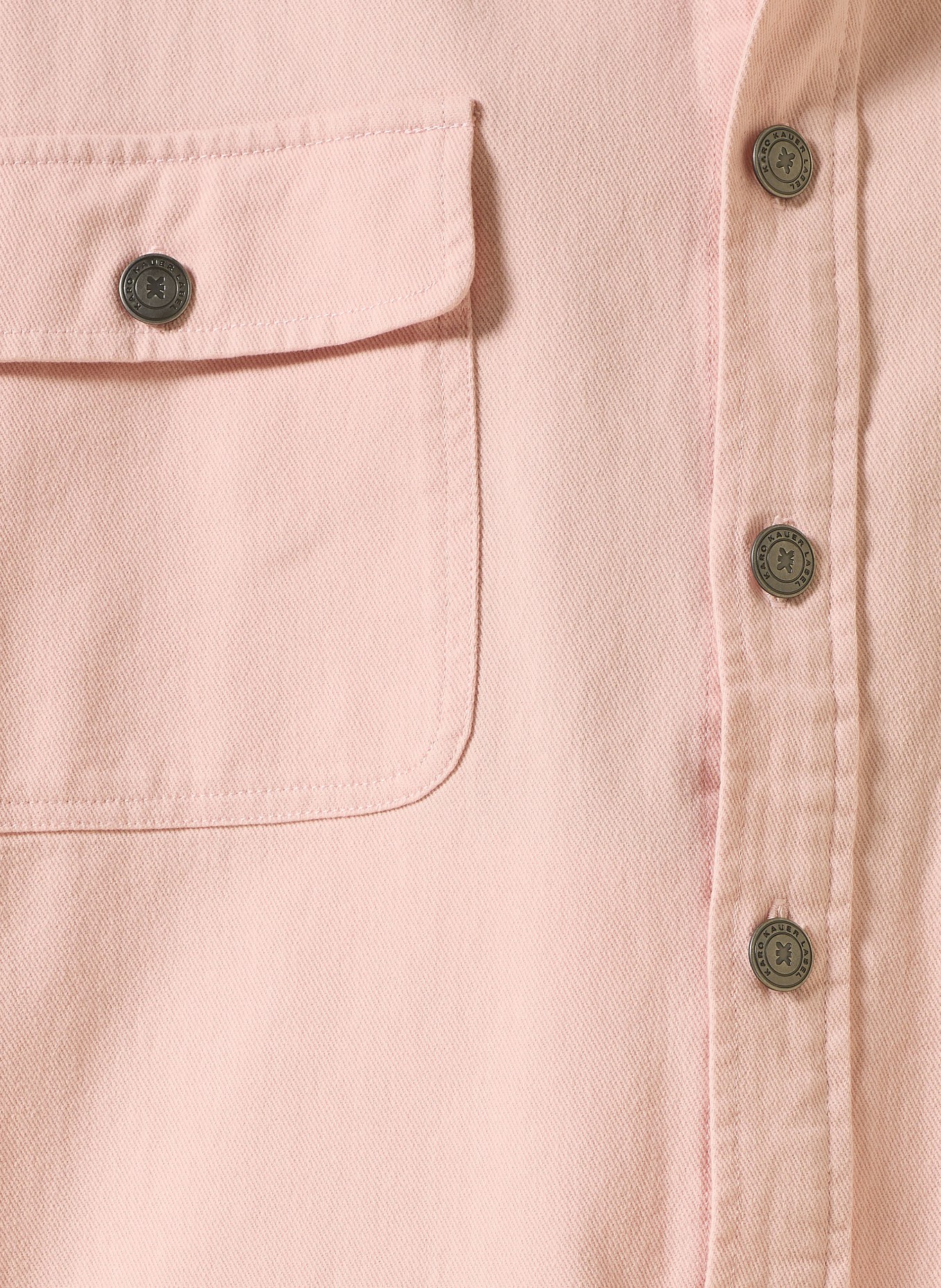 KARO KAUER Jeans-overshirt: LYSEROSA / ROSÉ