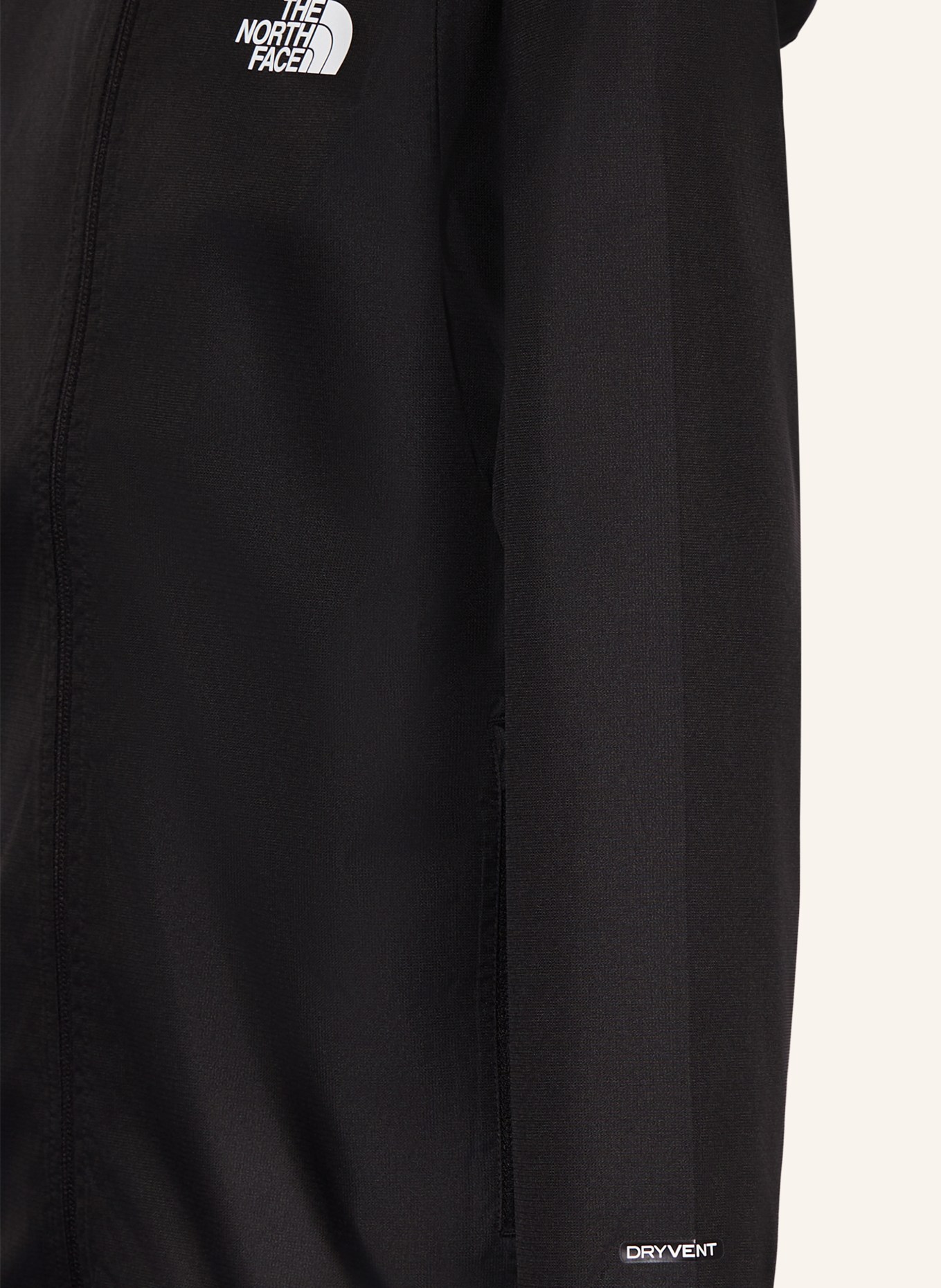 THE NORTH FACE Veste imperméable: NOIR / BLANC