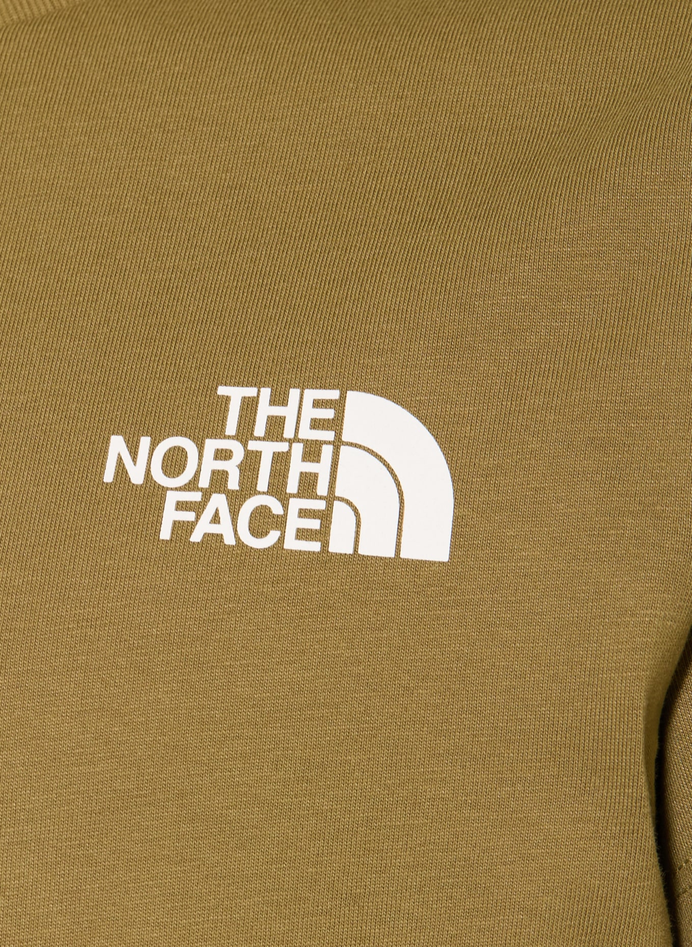 THE NORTH FACE Tričko: KHAKI / BÍLÁ