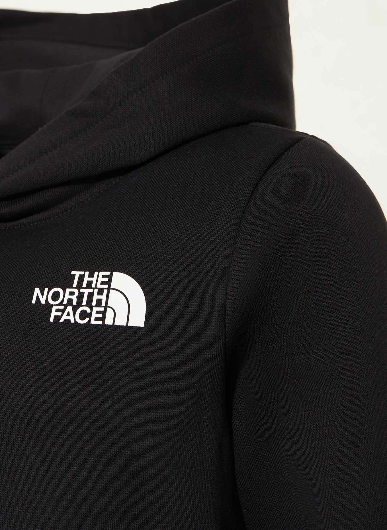 THE NORTH FACE Mikina s kapucí REEN BOX NSE: ČERNÁ / BÍLÁ