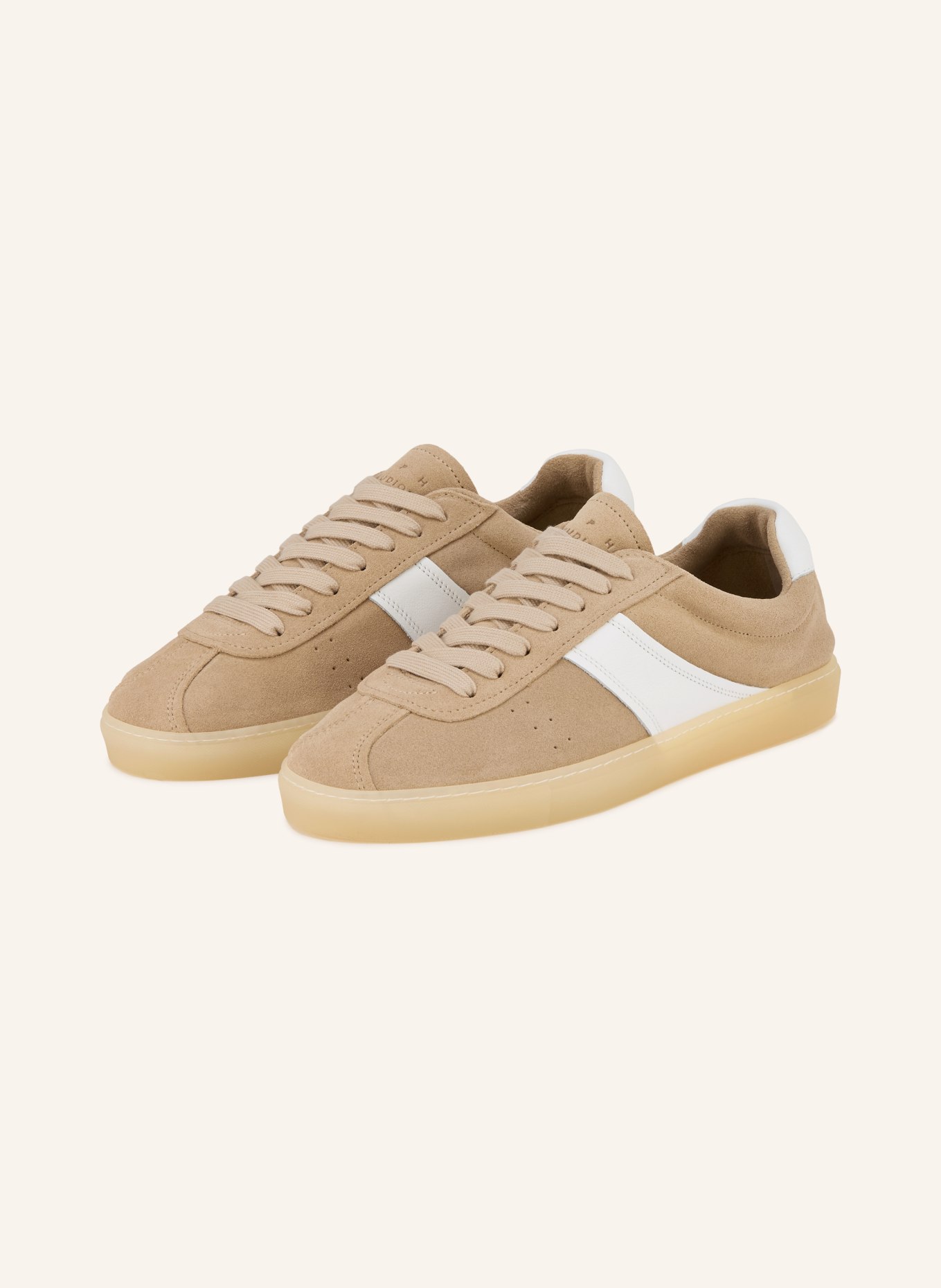 COPENHAGEN STUDIOS Sneaker CPH98M: BEIGE / WEISS