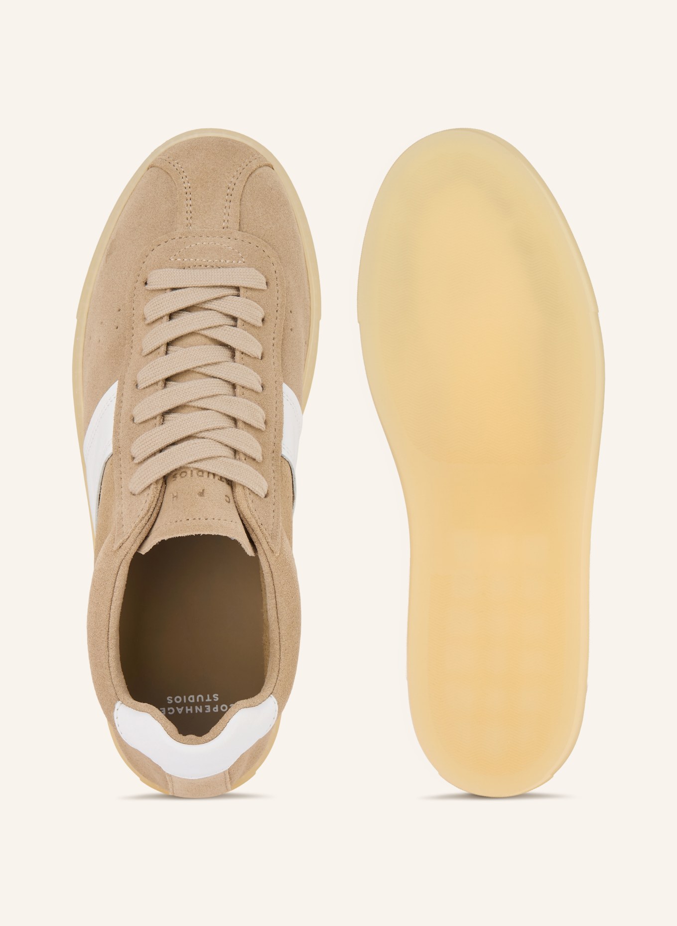 COPENHAGEN STUDIOS Sneaker CPH98M: BEIGE / WEISS