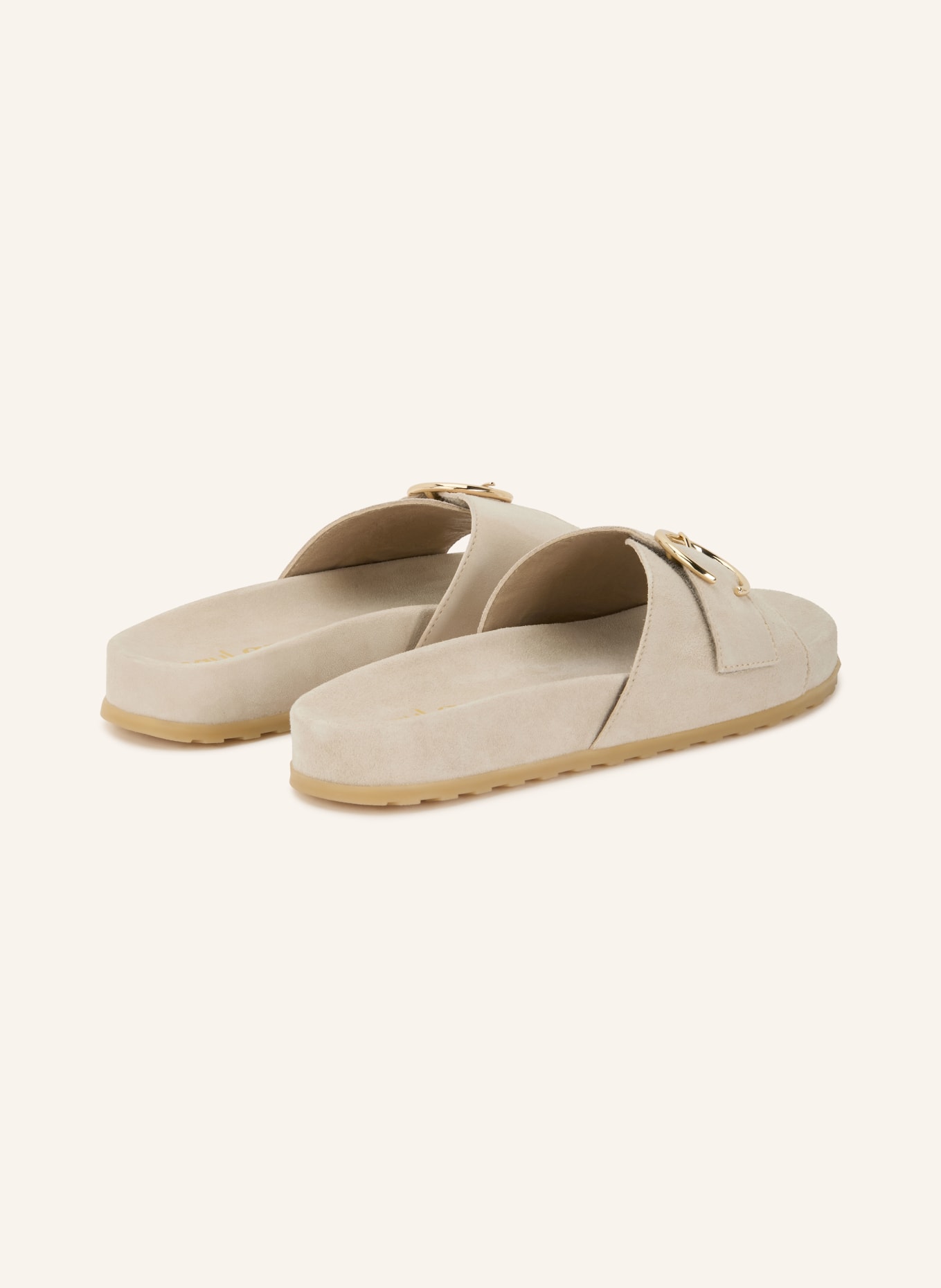 paul green Slippers: BEIGE / GOLD