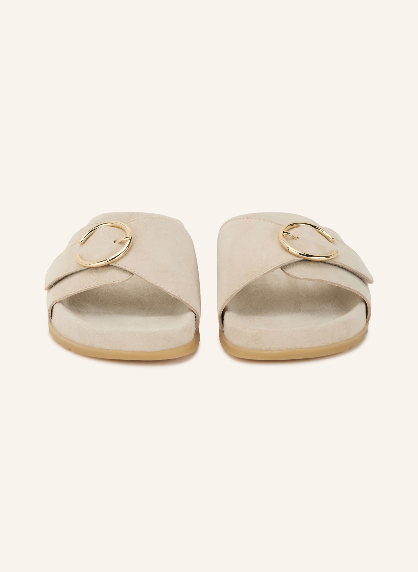 paul green Slippers: BEIGE / GOLD