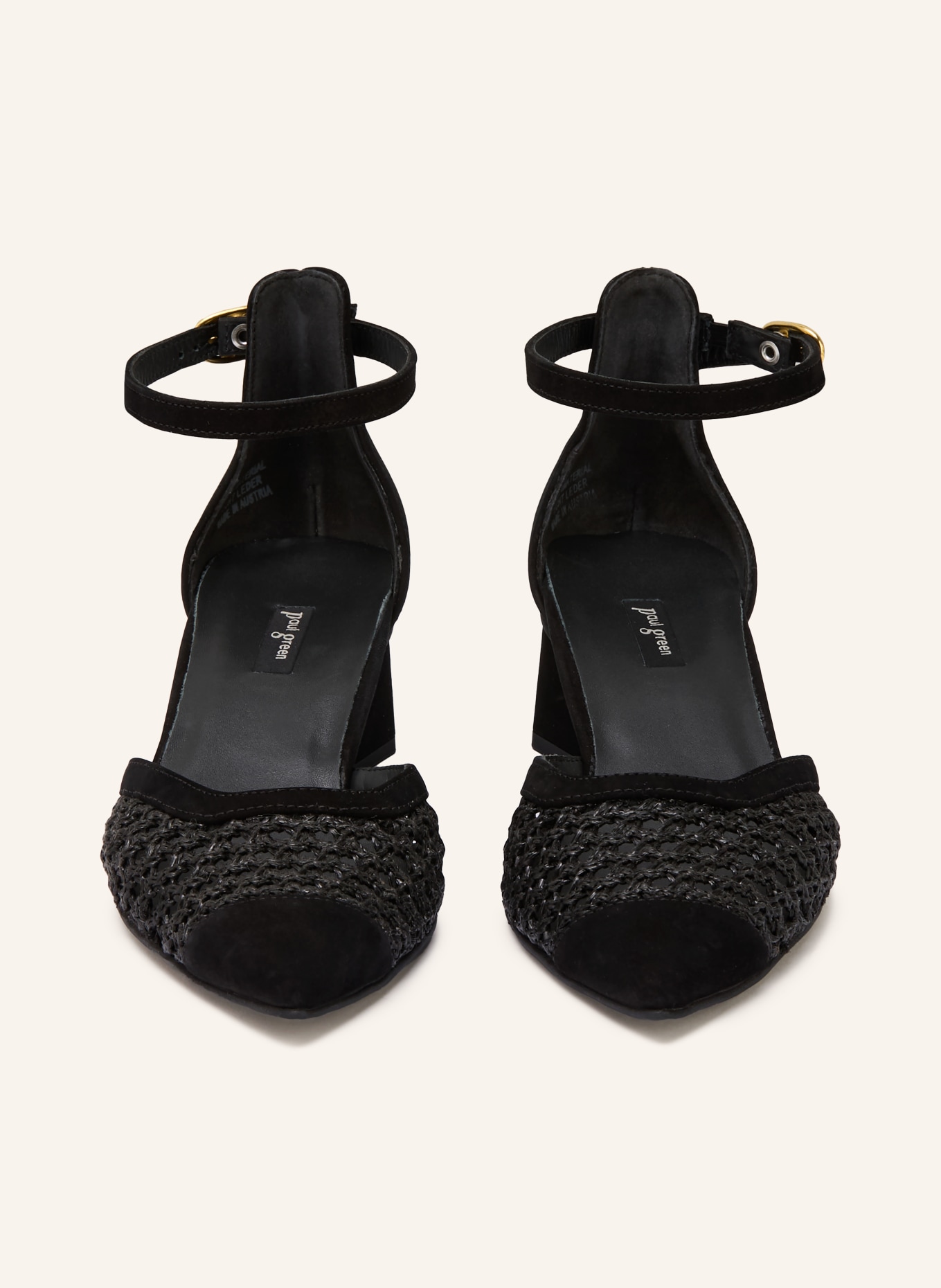 paul green Pumps: SCHWARZ / GOLD