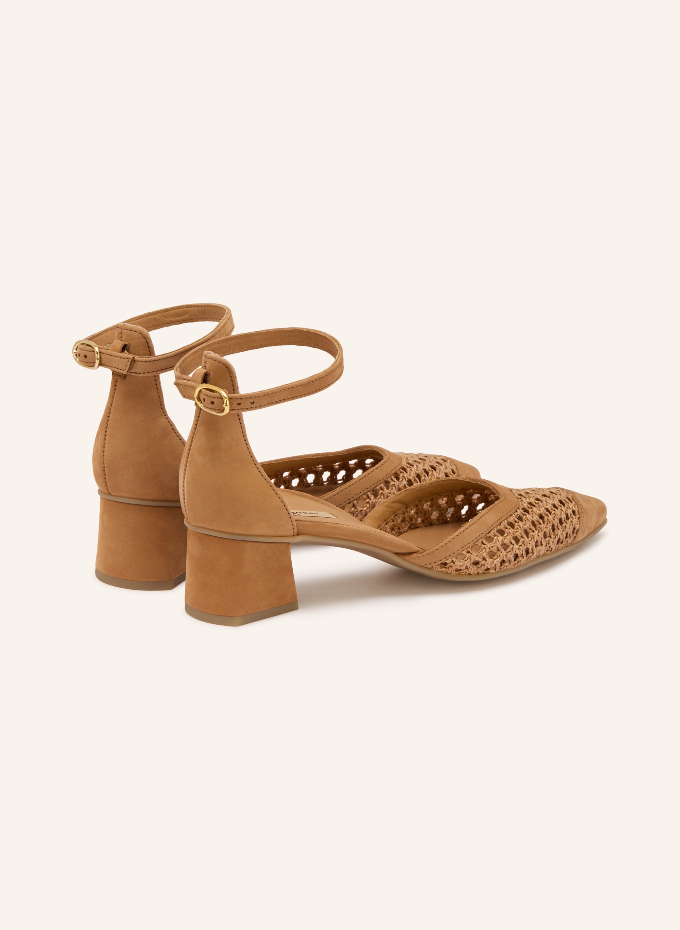 paul green Pumps: BRAUN / GOLD