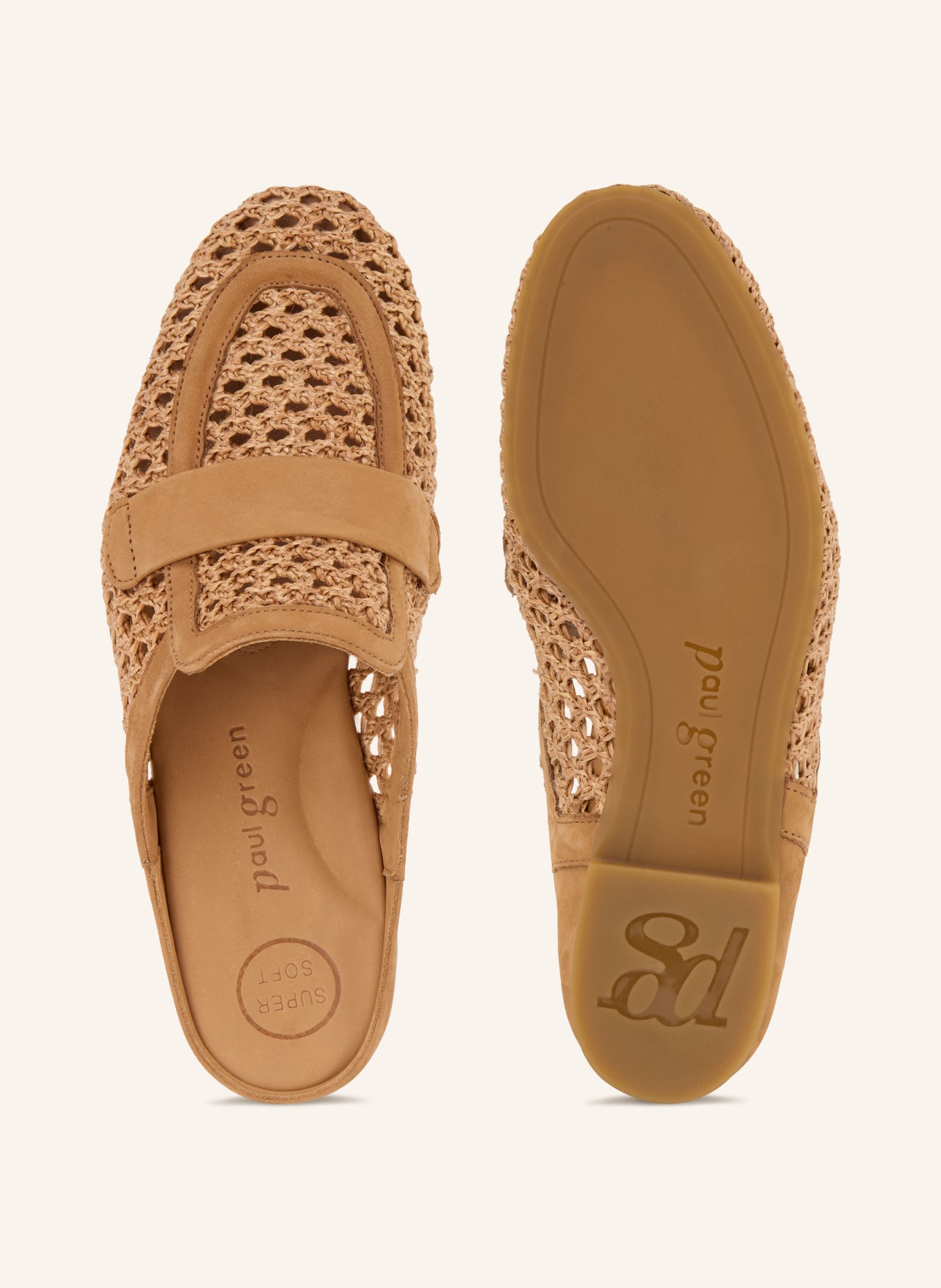 paul green Klapki: CAMELOWY