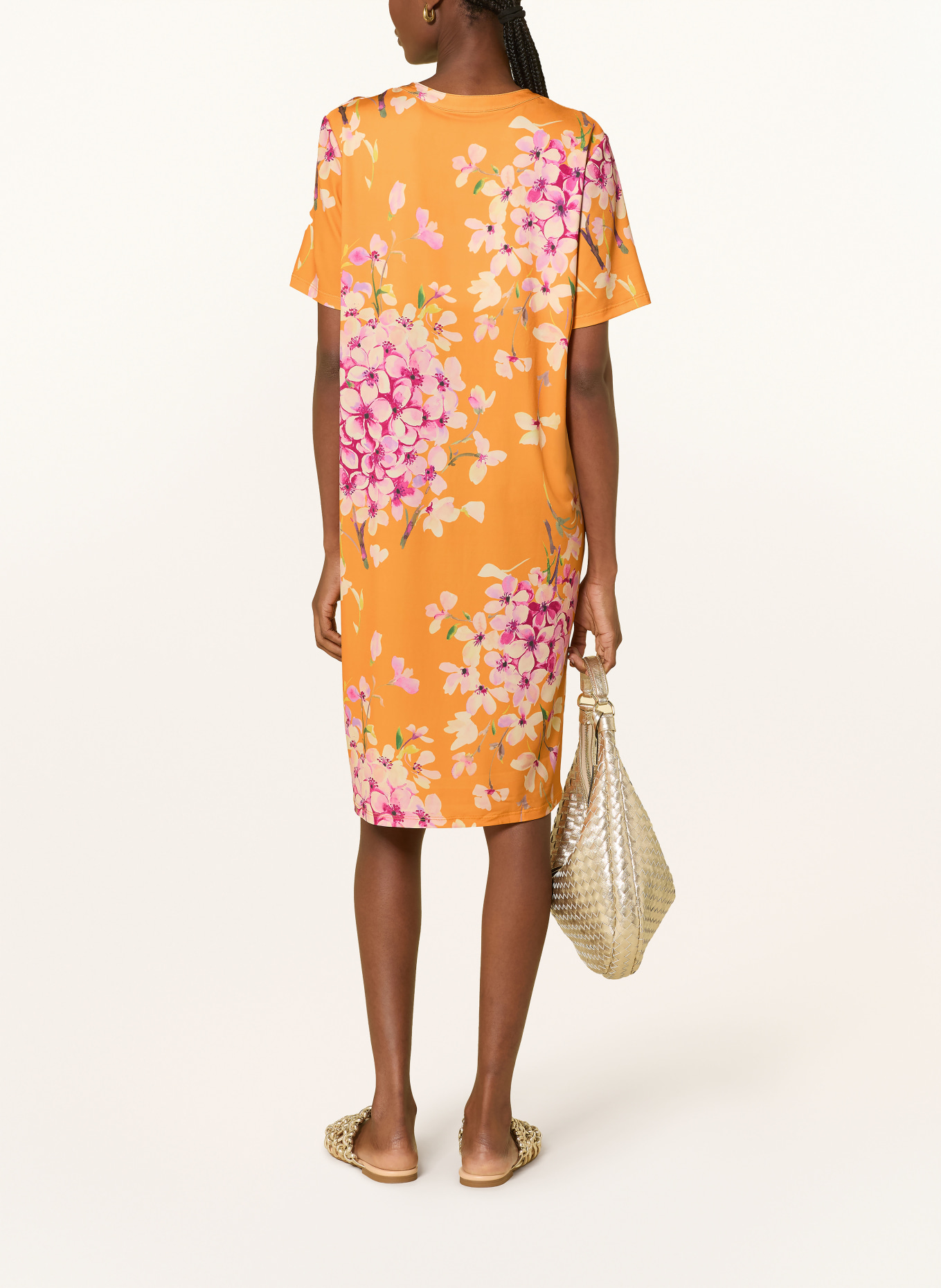 Miss Lagotte Kleid: ORANGE / CREME / PINK