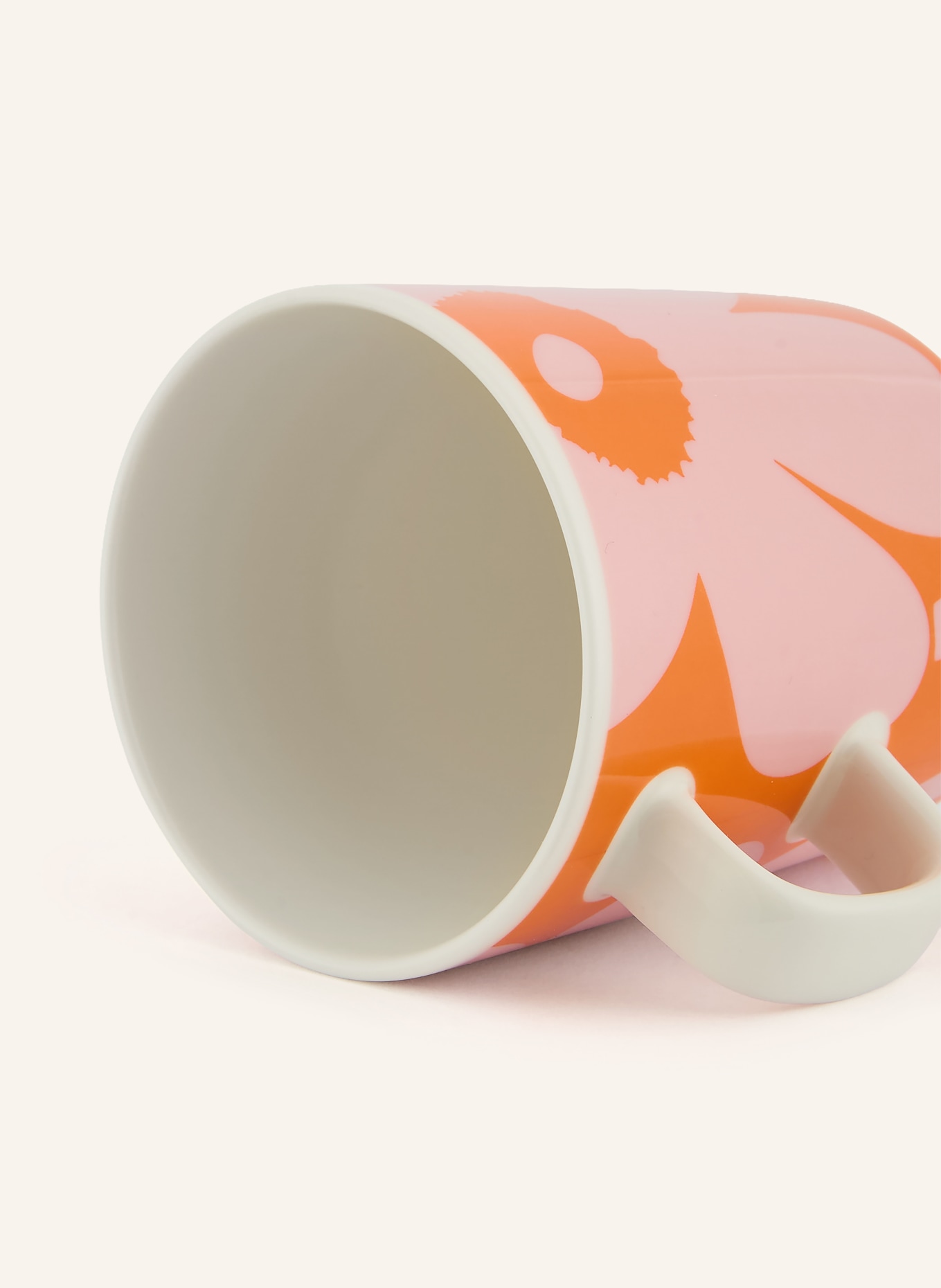 marimekko 4dílná snídaňová sada OIVA/UNIKKO: RŮŽOVÁ / KRÉMOVÁ / RŮŽOVÁ