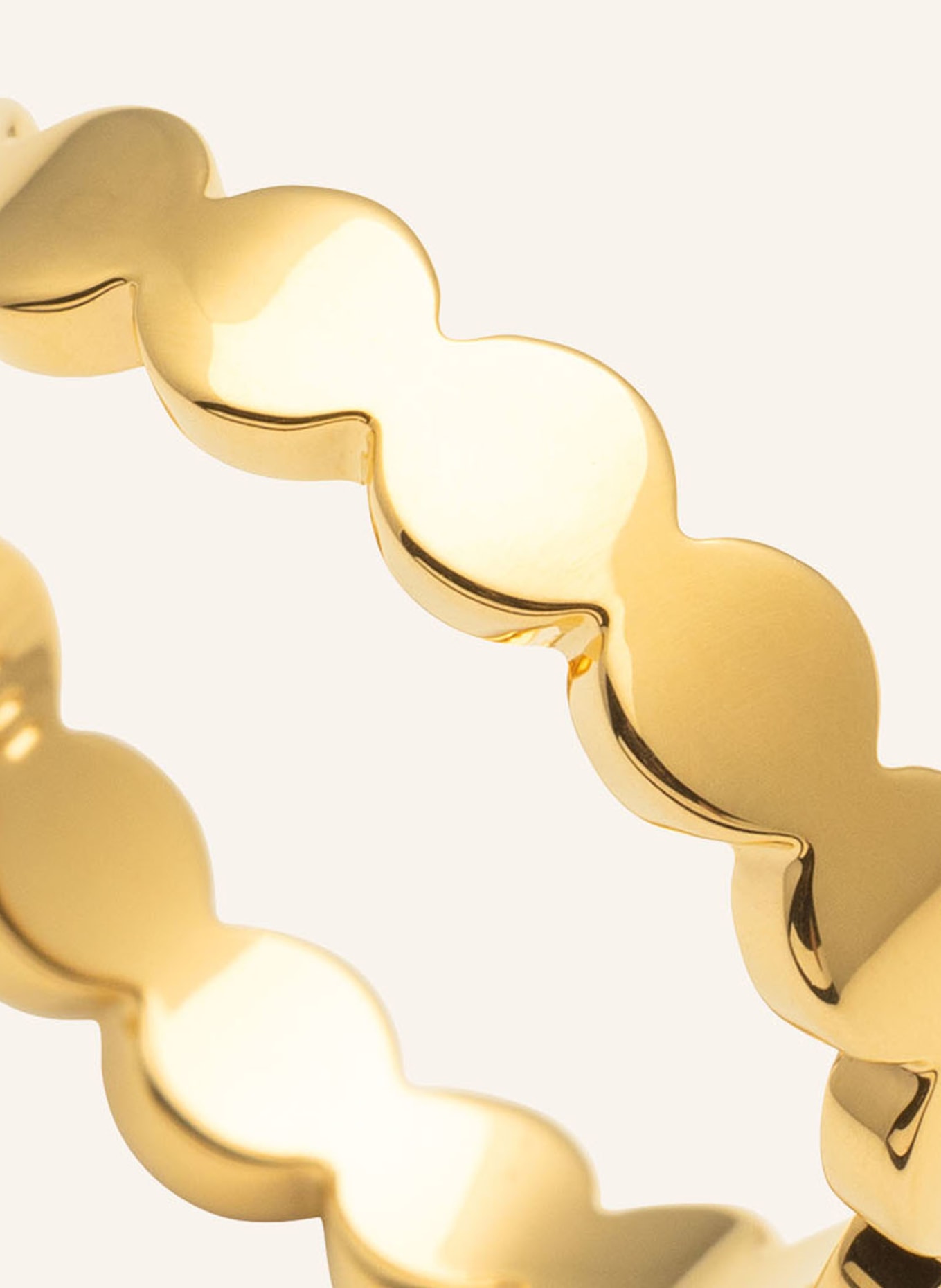 LULU Copenhagen Prsten CONNECTED CIRCLES RING: ZLATÁ