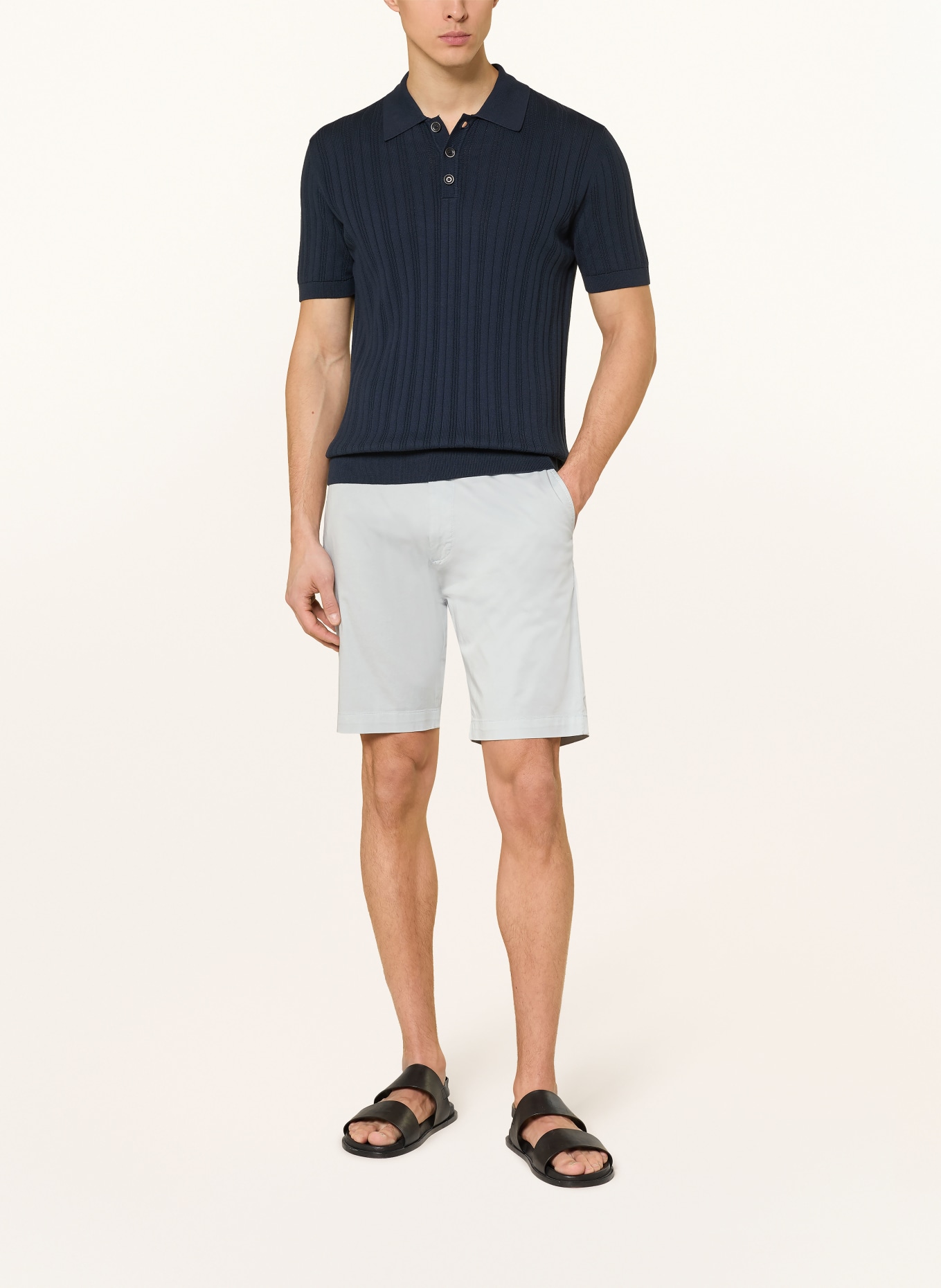 CINQUE Šortky CIDON: TMAVĚ MODRÁ