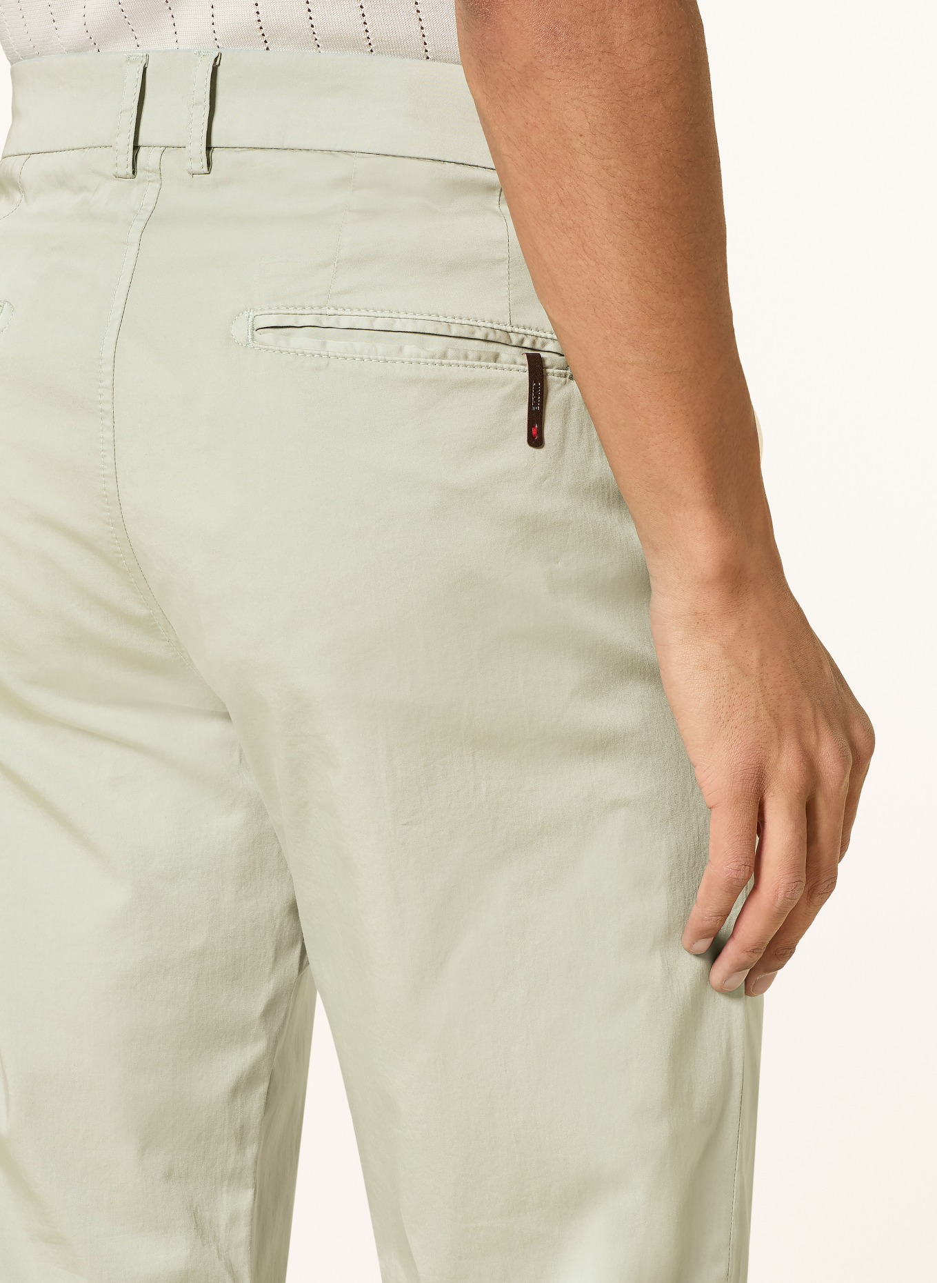 CINQUE Chino CISALTO Extra Slim Fit: HELLGRÜN