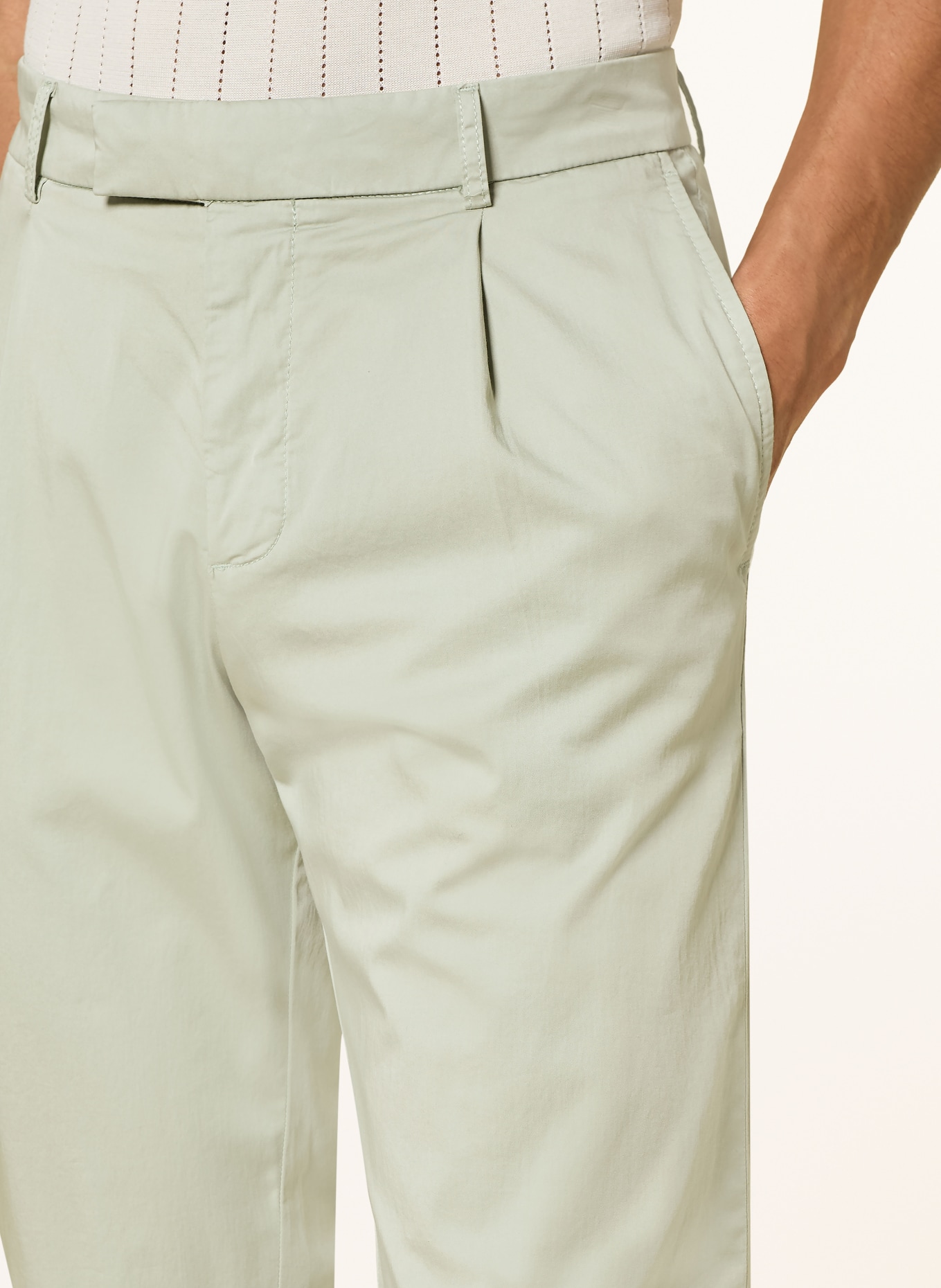 CINQUE Chino CISALTO Extra Slim Fit: HELLGRÜN