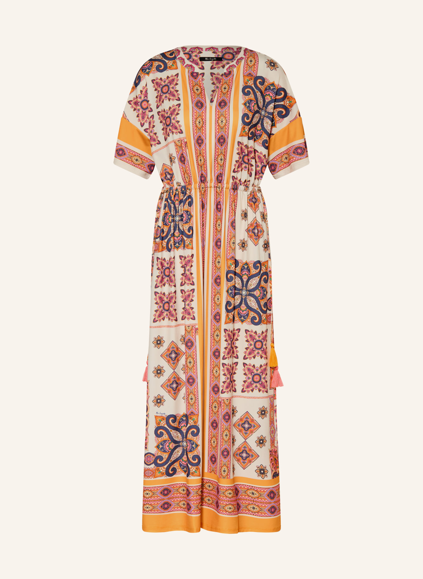 Miss Lagotte Šaty: KRÉMOVÁ / ORANŽOVÁ / TMAVĚ MODRÁ