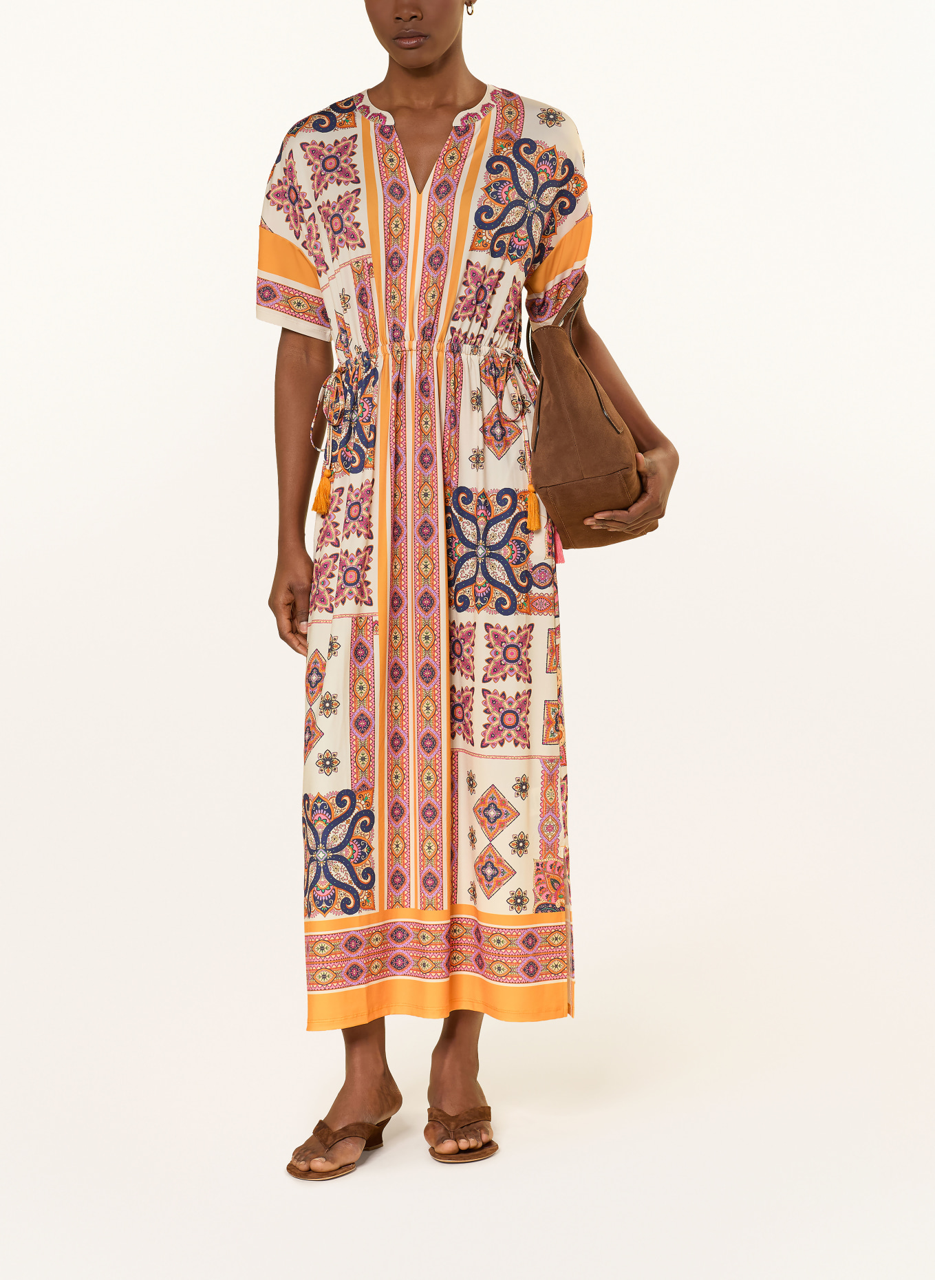 Miss Lagotte Šaty: KRÉMOVÁ / ORANŽOVÁ / TMAVĚ MODRÁ