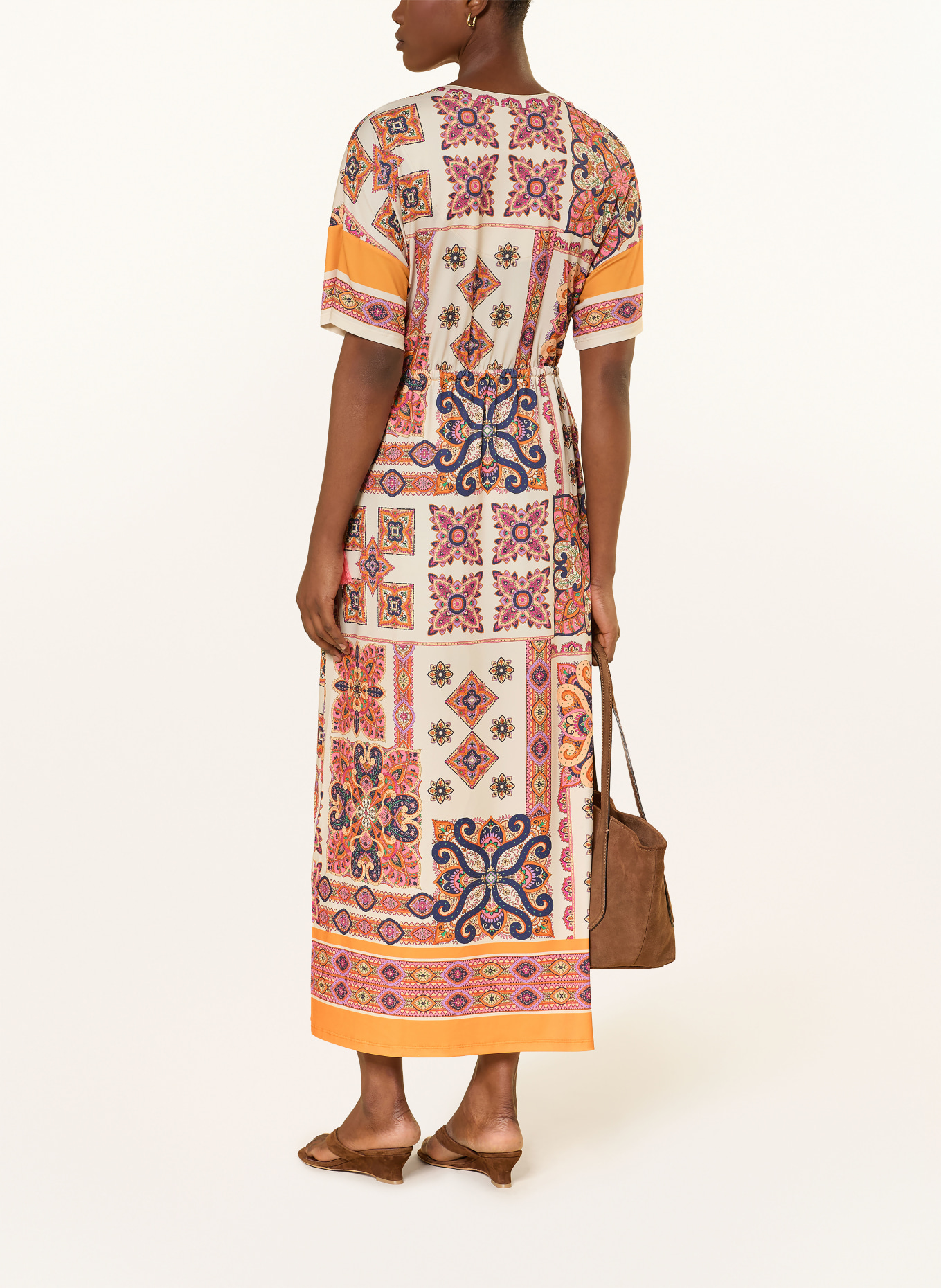 Miss Lagotte Šaty: KRÉMOVÁ / ORANŽOVÁ / TMAVĚ MODRÁ