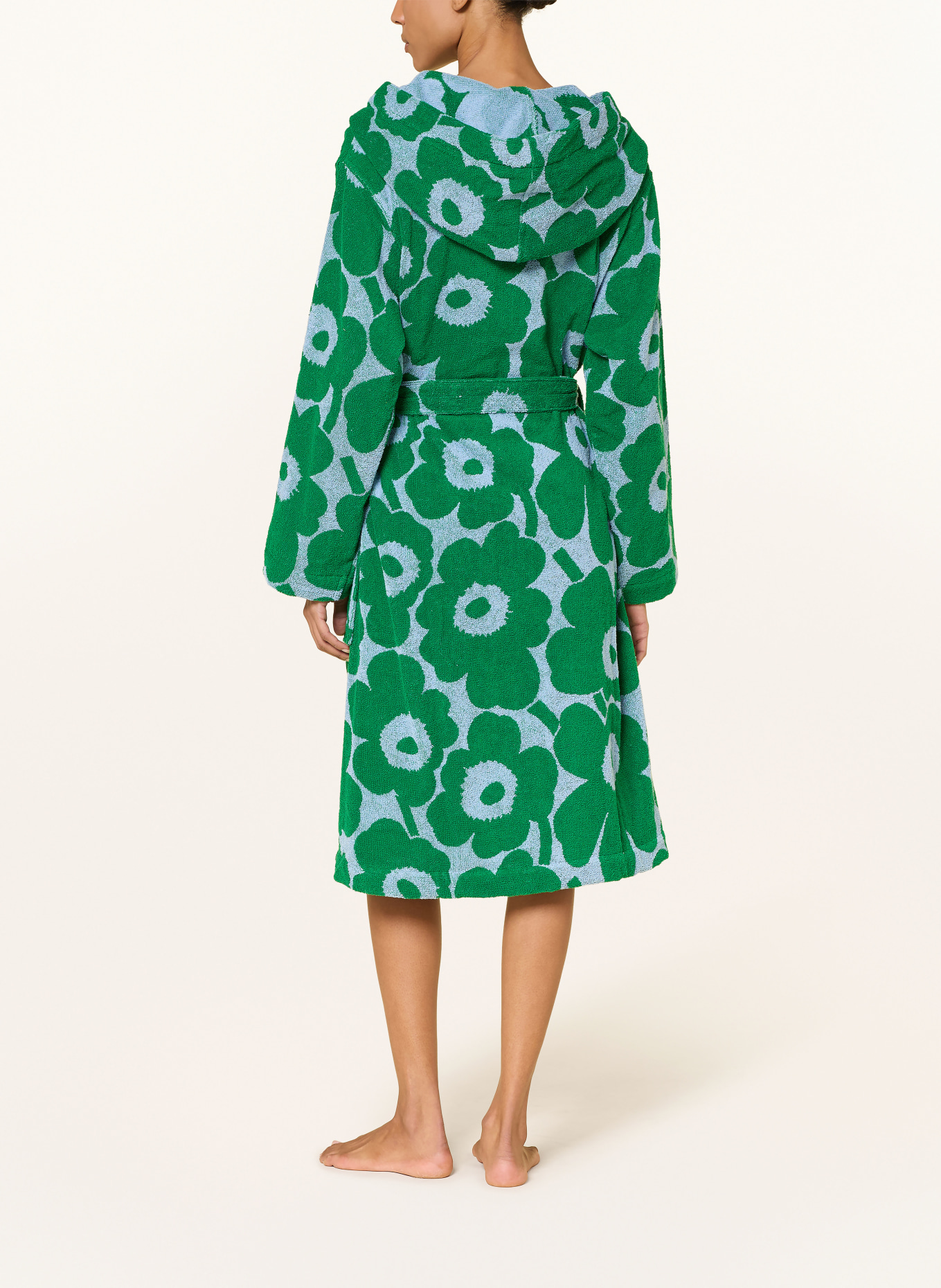 marimekko Unisex-Bademantel PIENI UNIKKO: GRÜN / HELLBLAU
