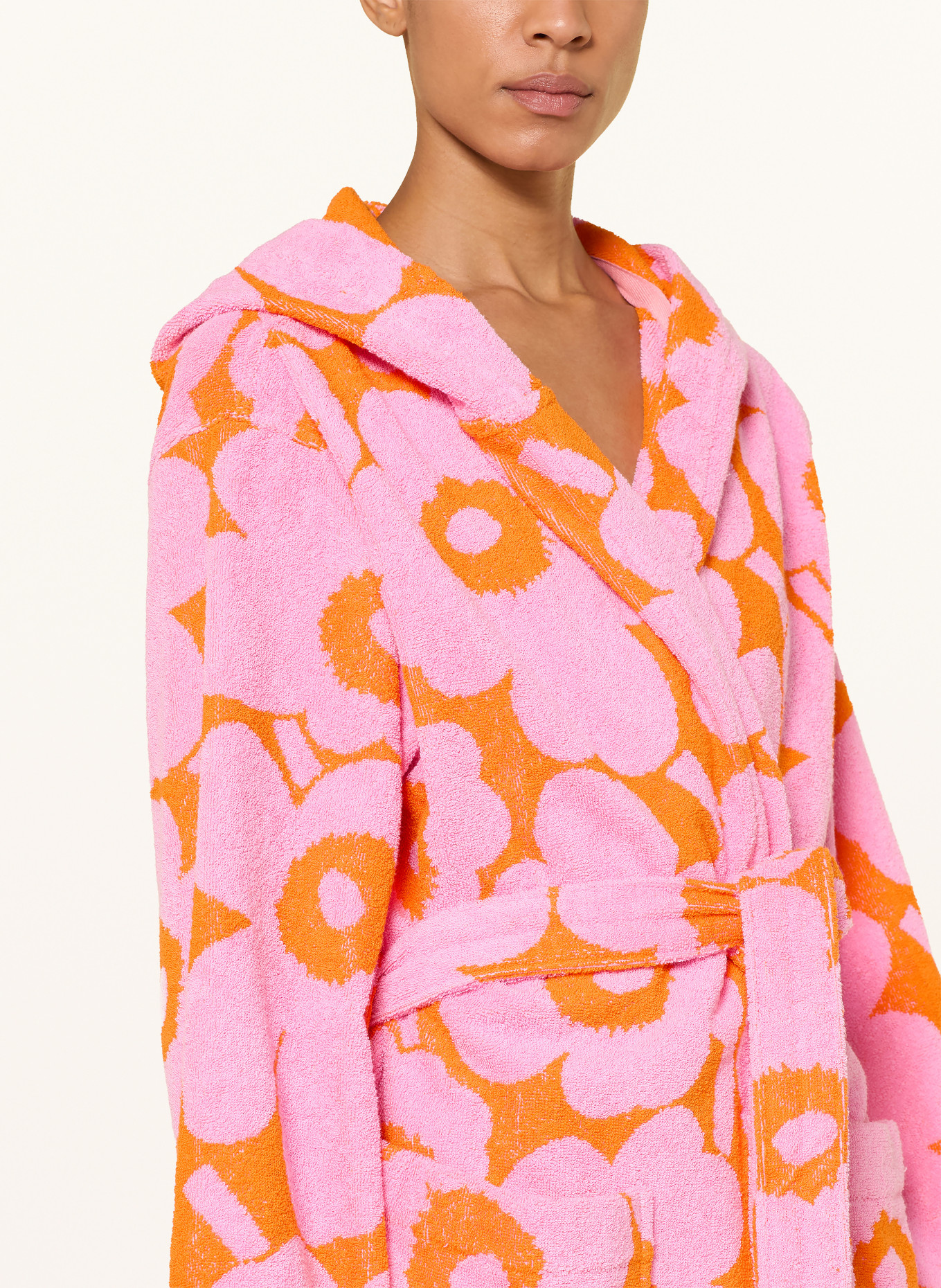 marimekko Unisex-Bademantel PIENI UNIKKO: ROSA / ORANGE
