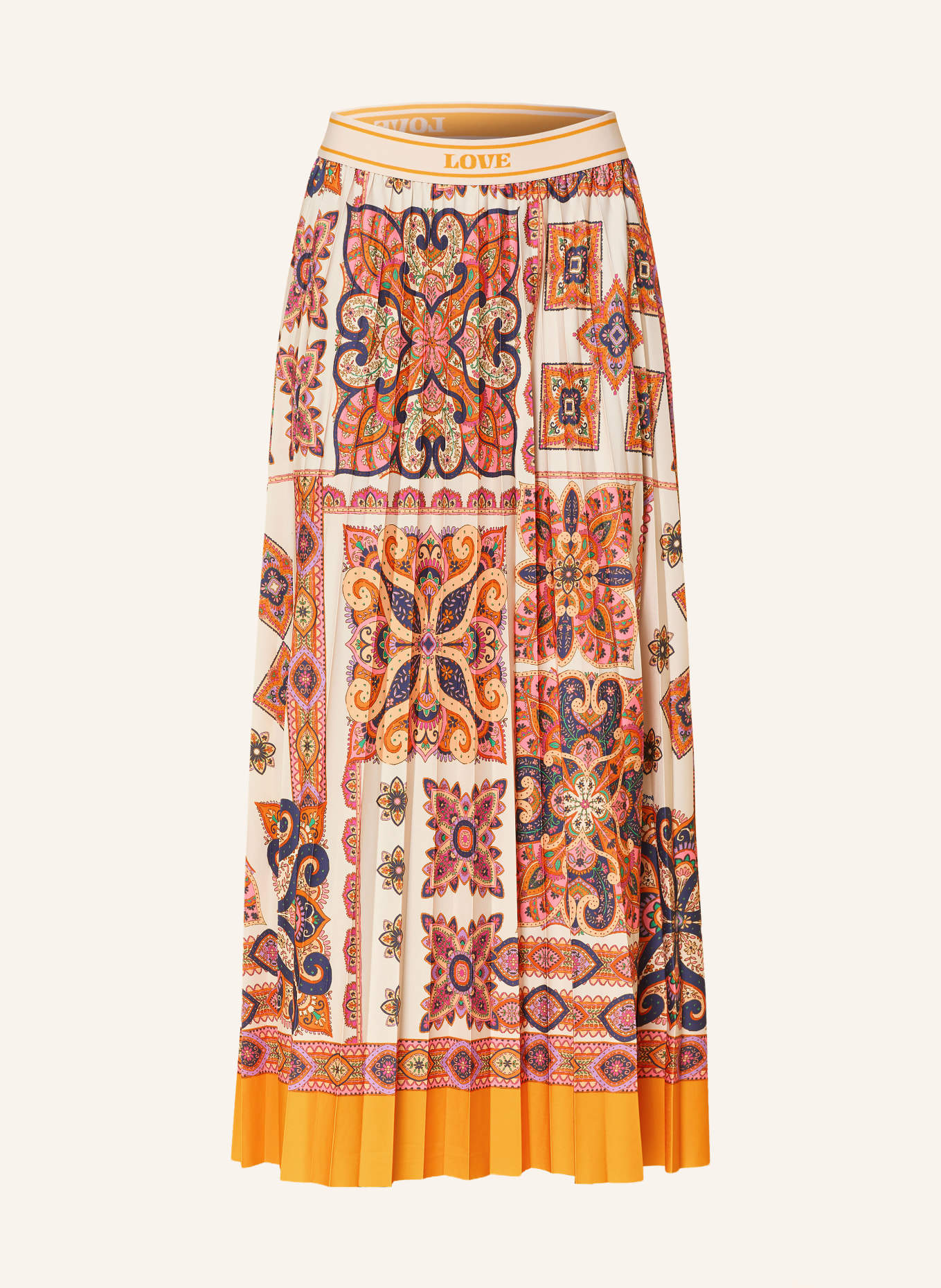 Miss Lagotte plisovaná sukně: BÉŽOVÁ / FIALOVÁ / ORANŽOVÁ