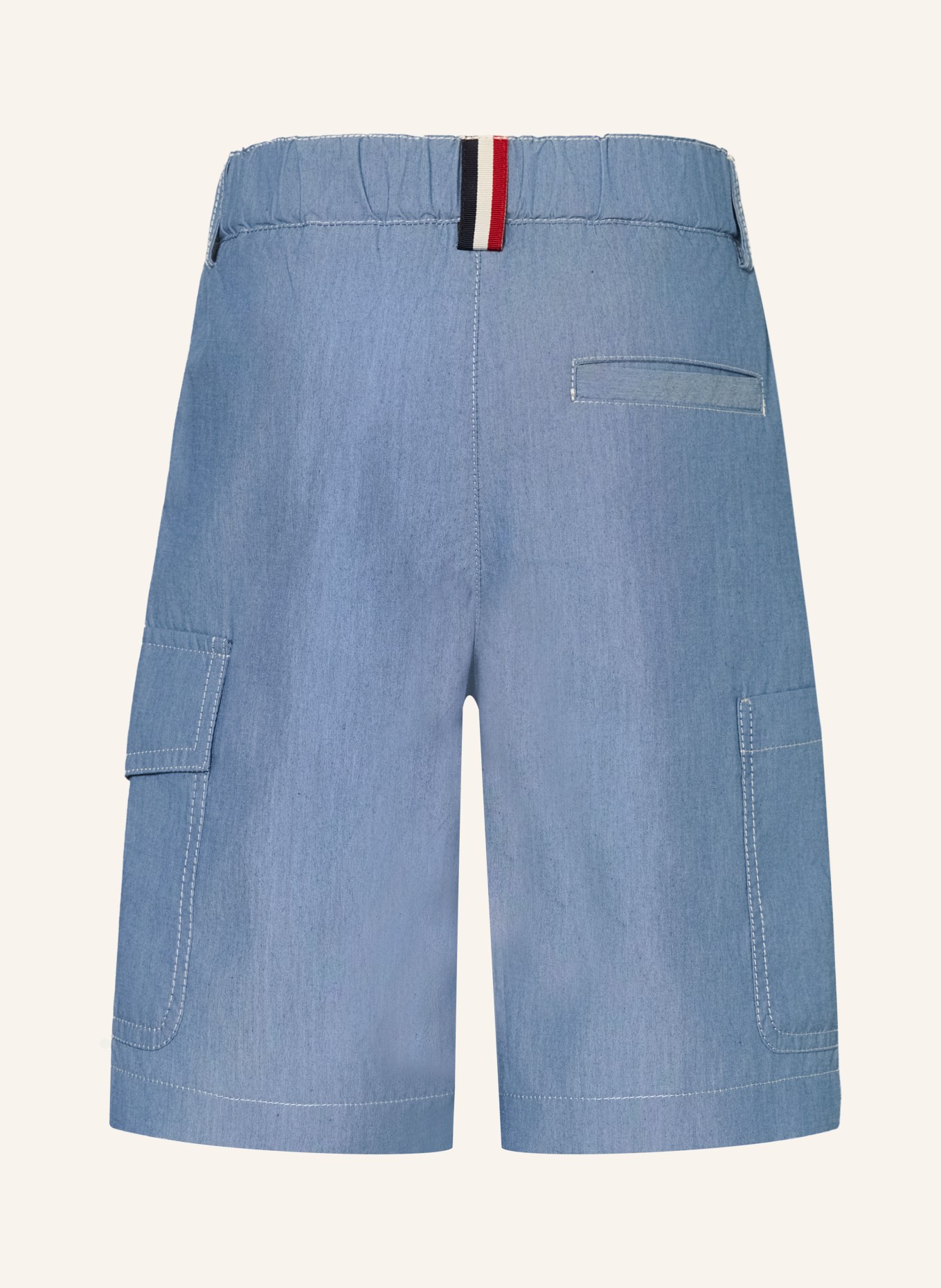 MONCLER enfant Cargoshorts: BLAUW