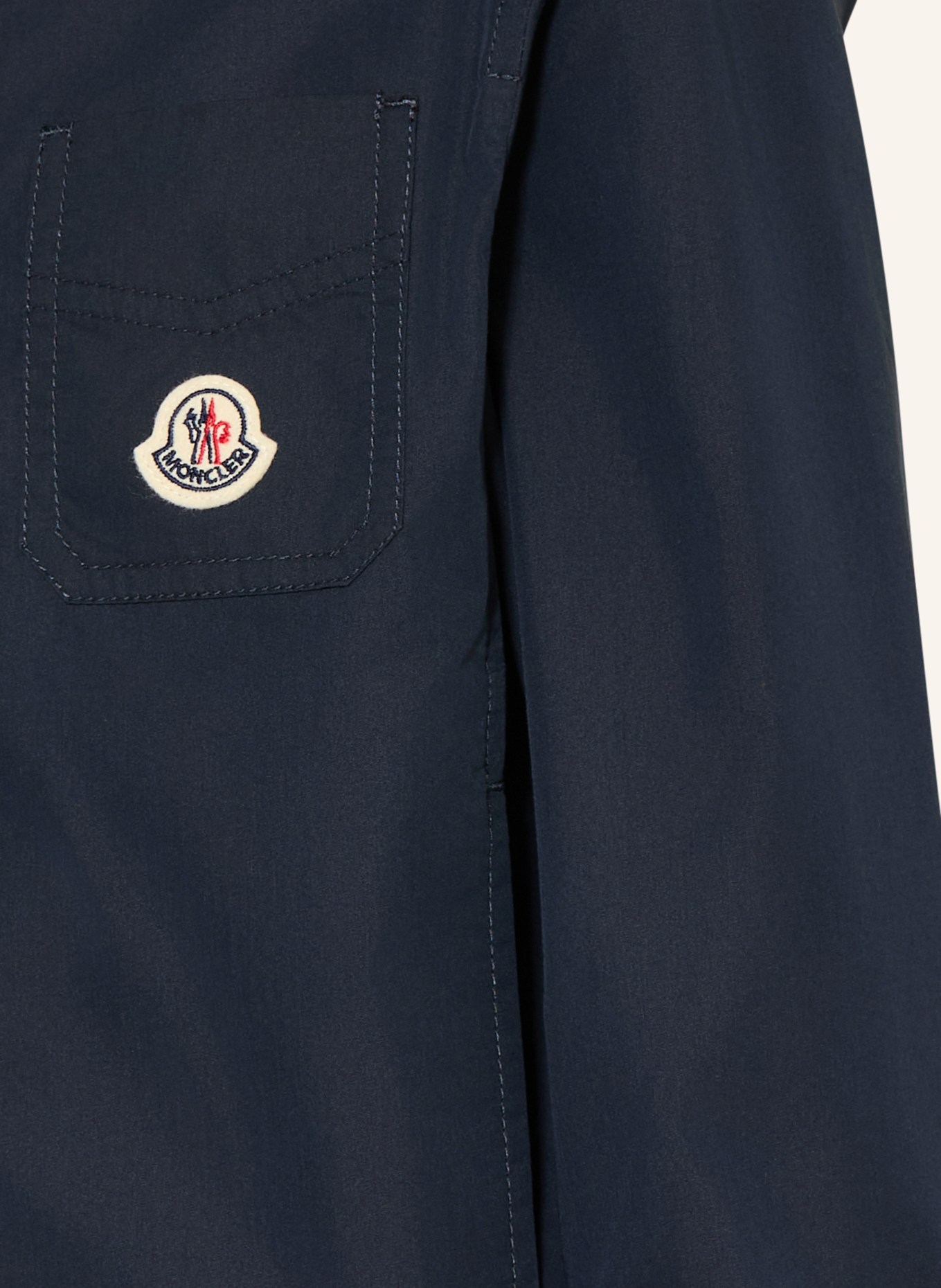 MONCLER enfant blouson: DONKERBLAUW