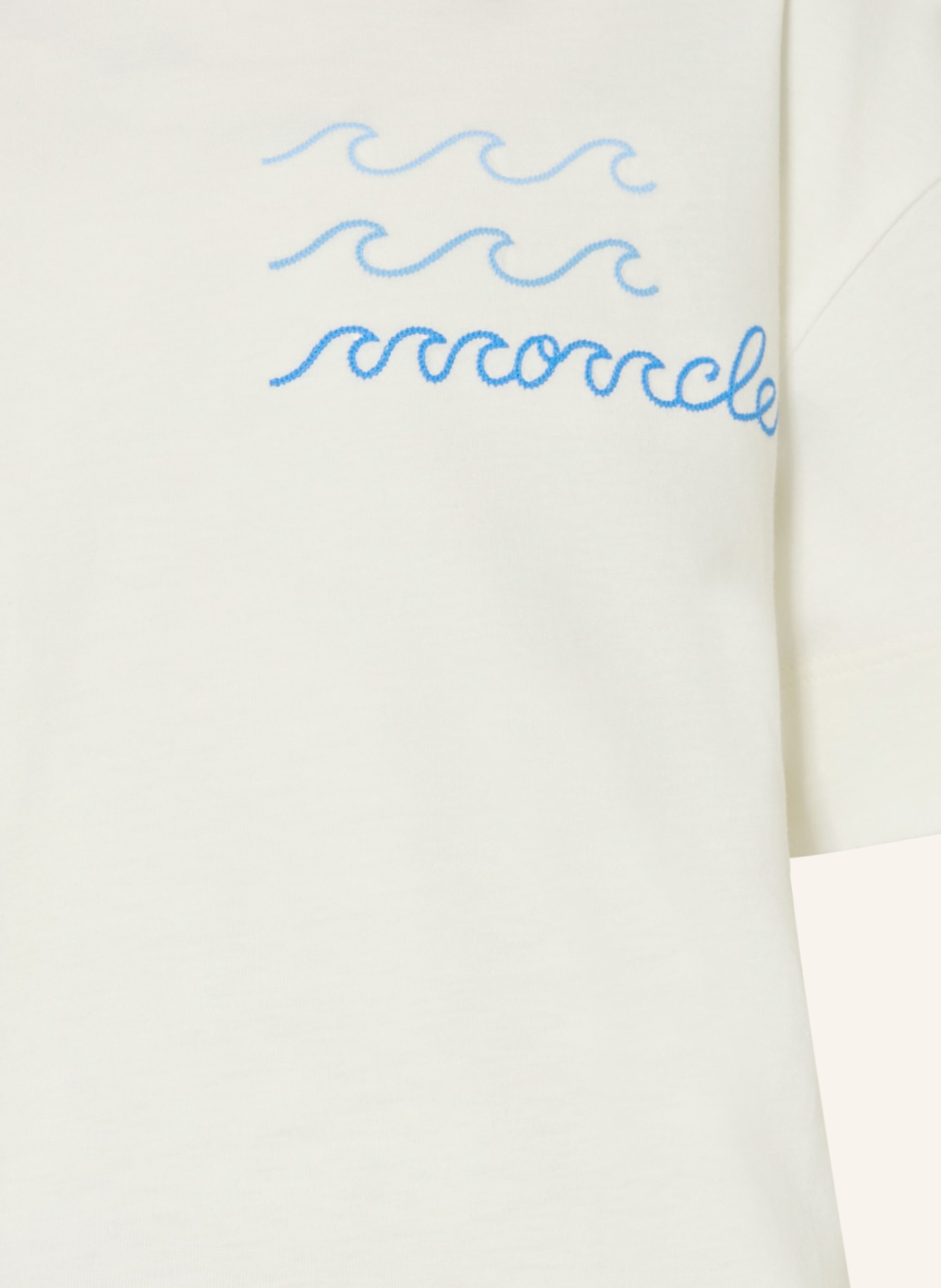 MONCLER enfant T-Shirt: CREME / HELLBLAU / BLAU