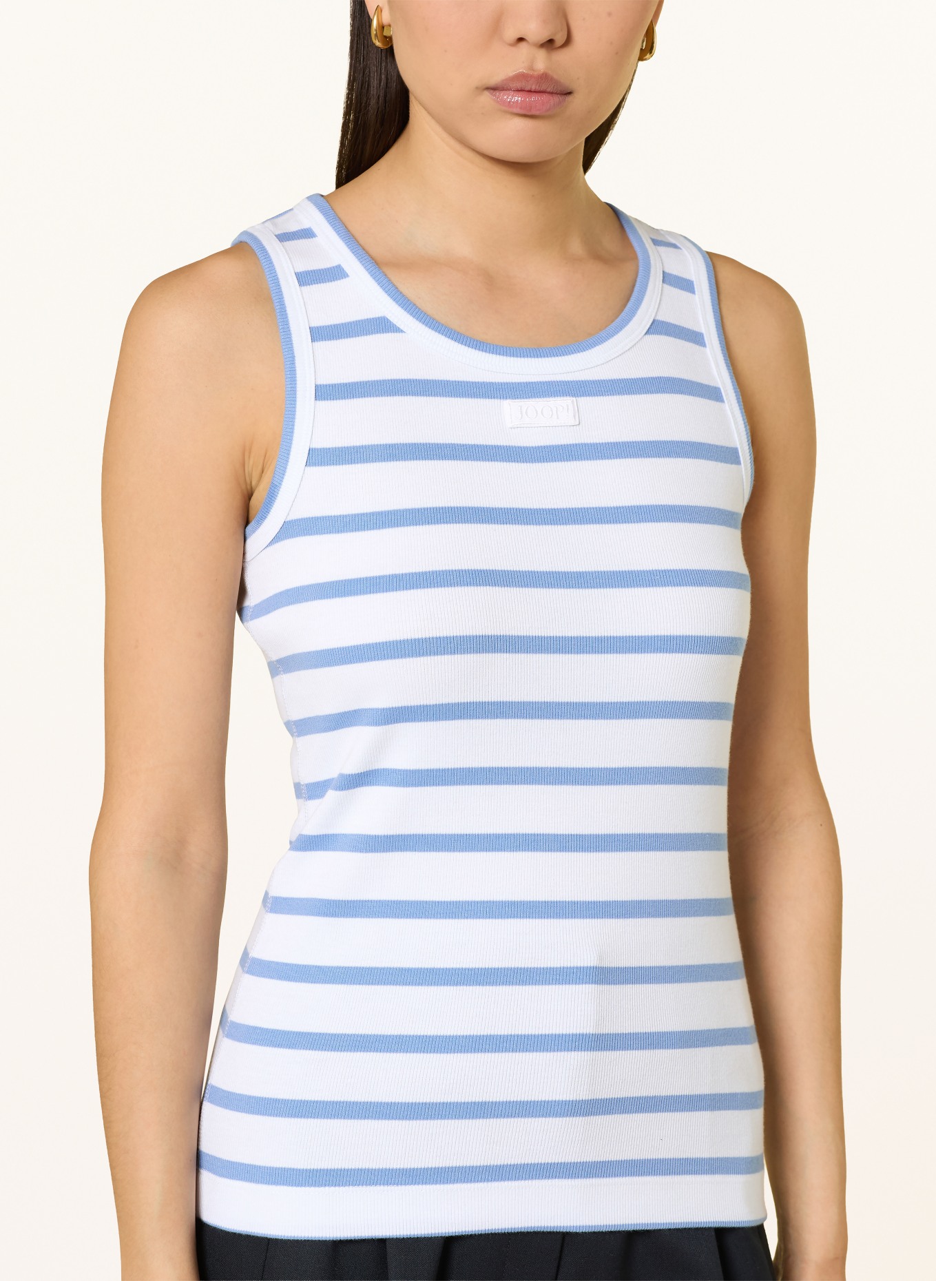 JOOP! Top TELMA: WEISS / HELLBLAU