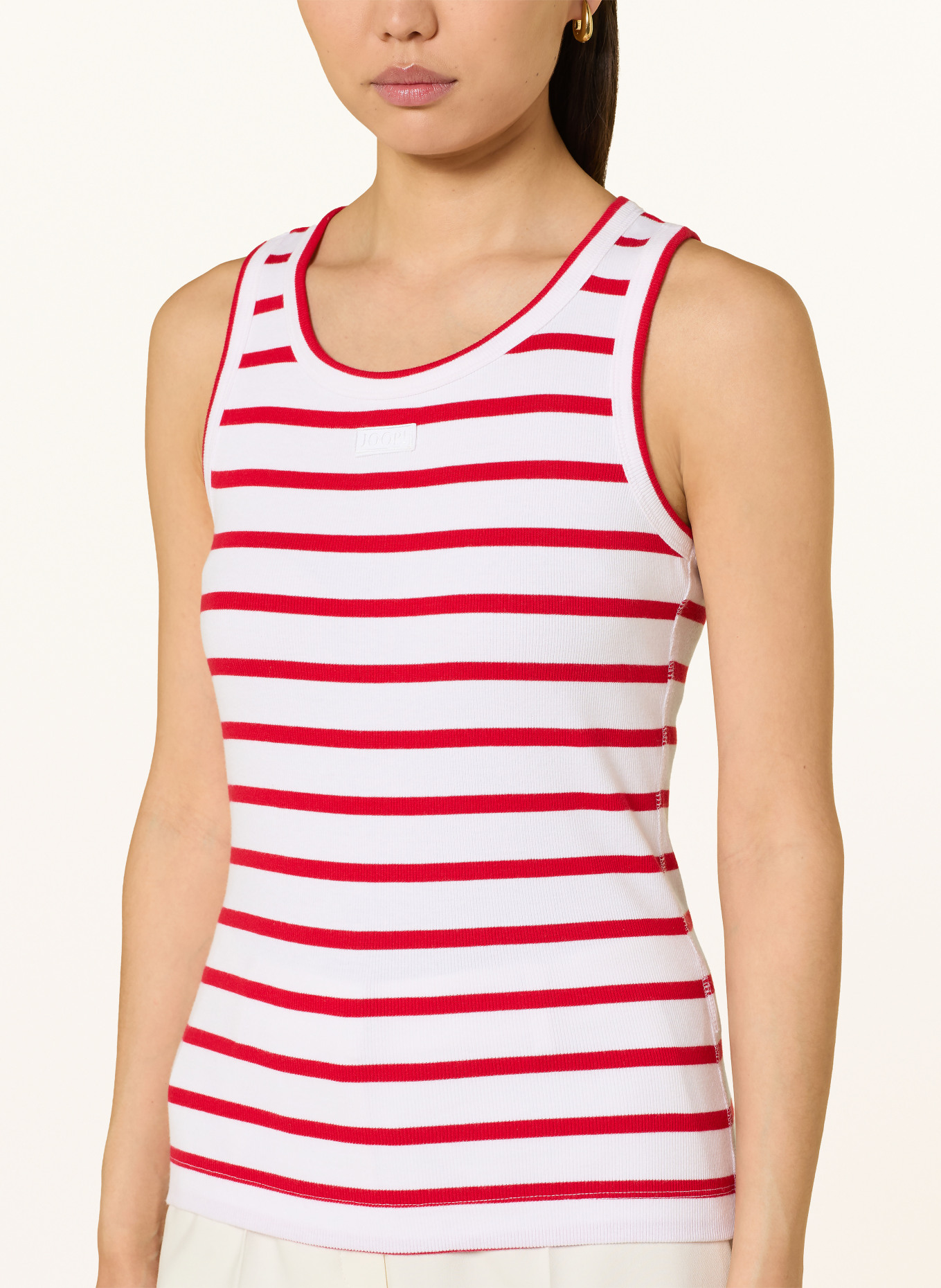 JOOP! Top TELMA: WEISS / ROT