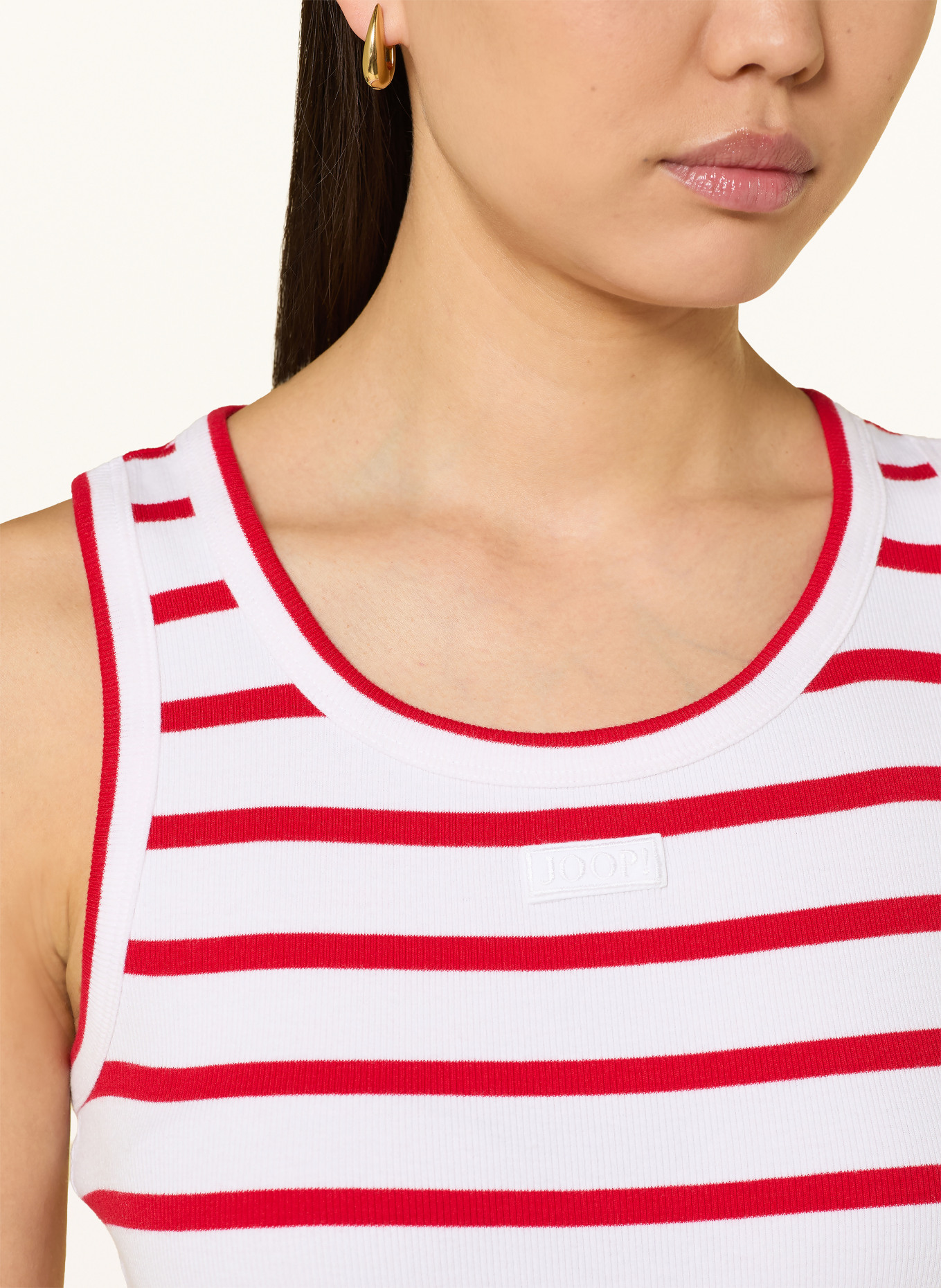 JOOP! Top TELMA: WEISS / ROT