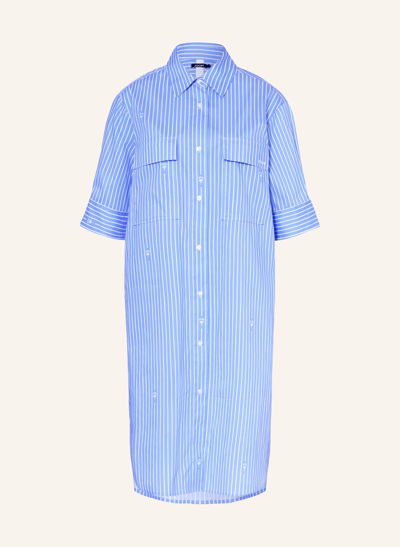 JOOP! DALYIA Wrap Dress: BLUE / WHITE