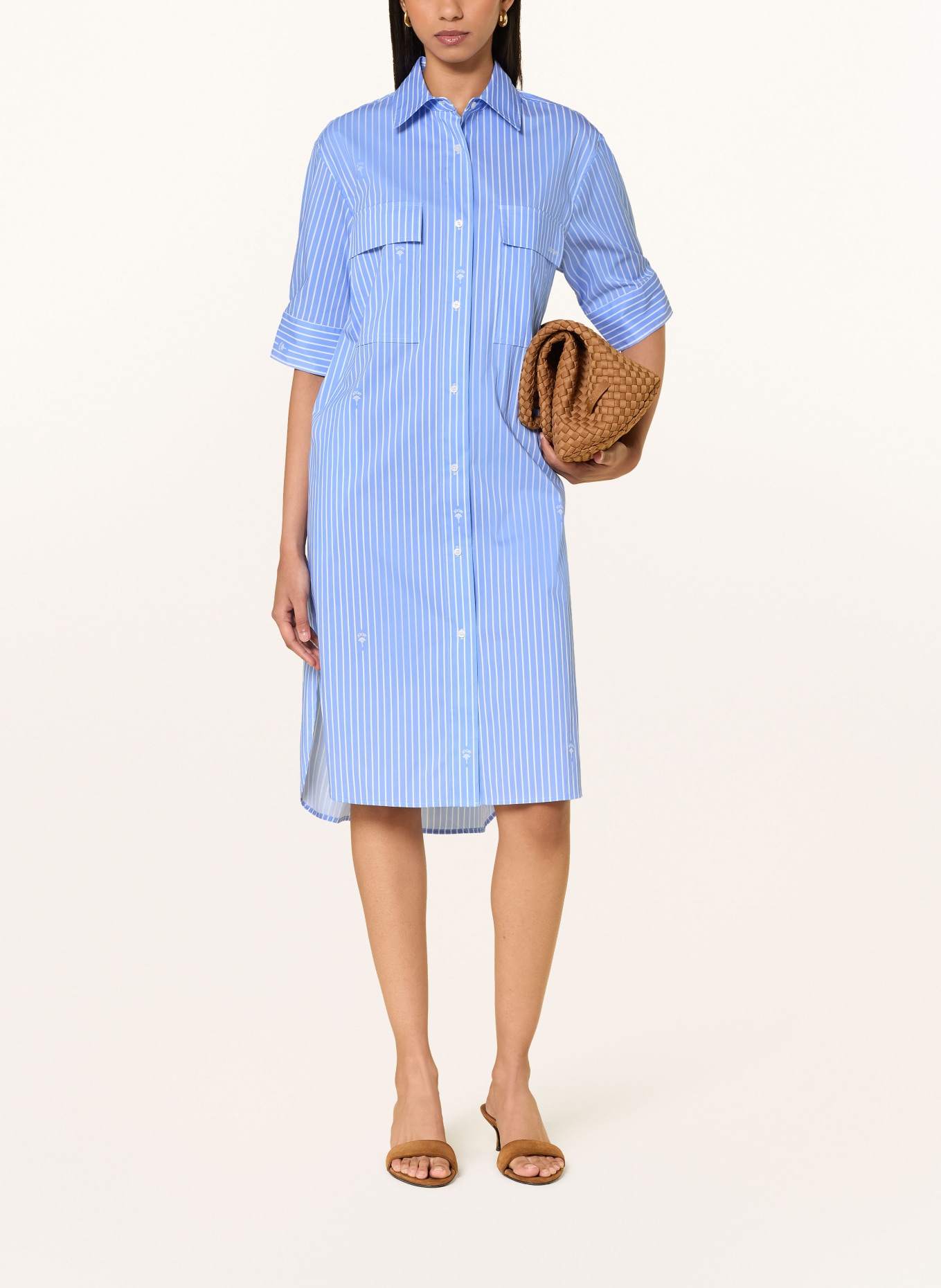 JOOP! DALYIA Wrap Dress: BLUE / WHITE