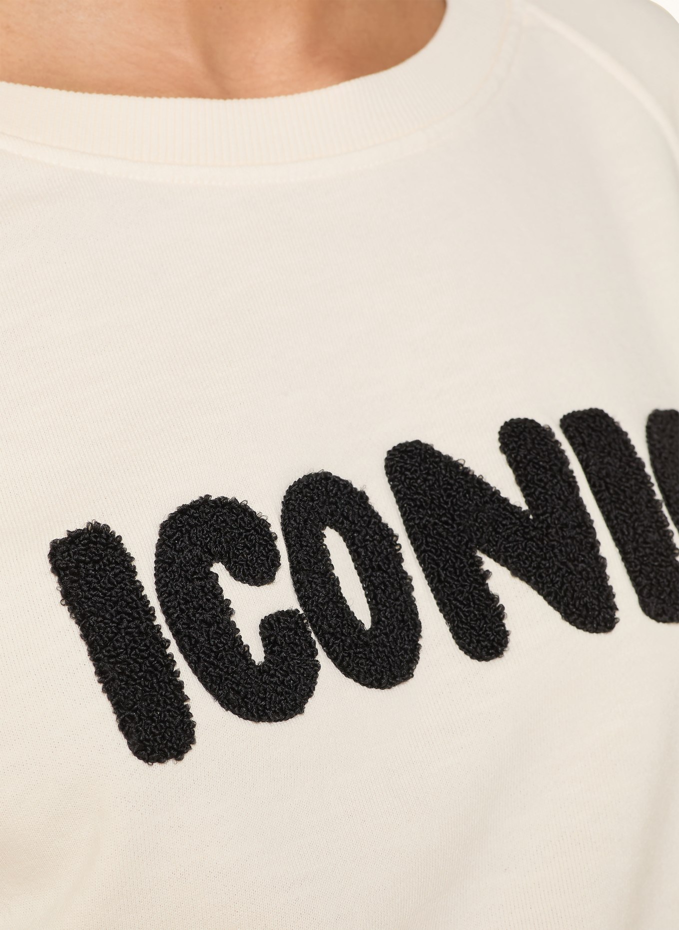 Miss Lagotte Sweatshirt: ECRU / SCHWARZ