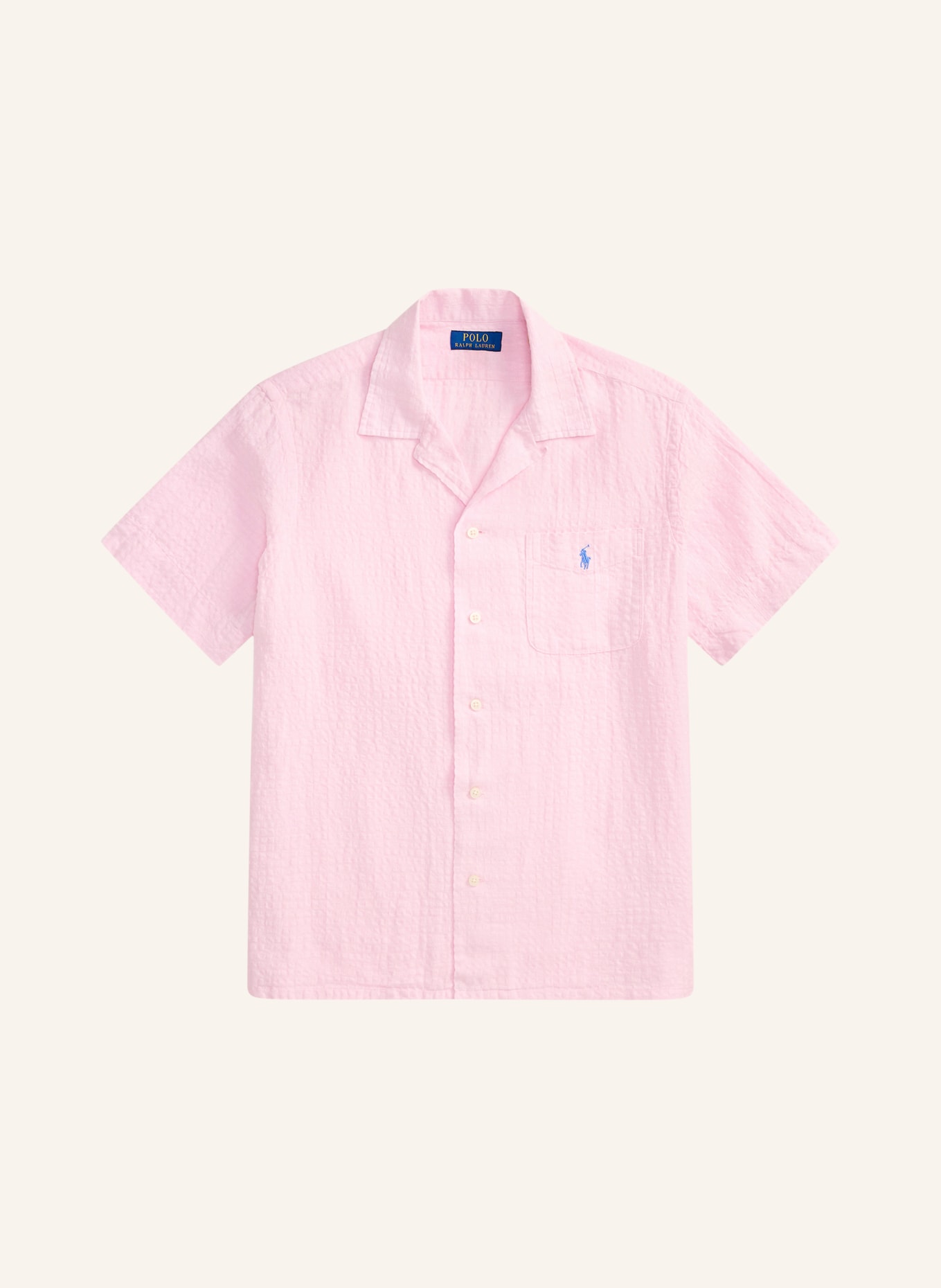 POLO RALPH LAUREN Resorthemd Comfort Fit mit Leinen: ROSA