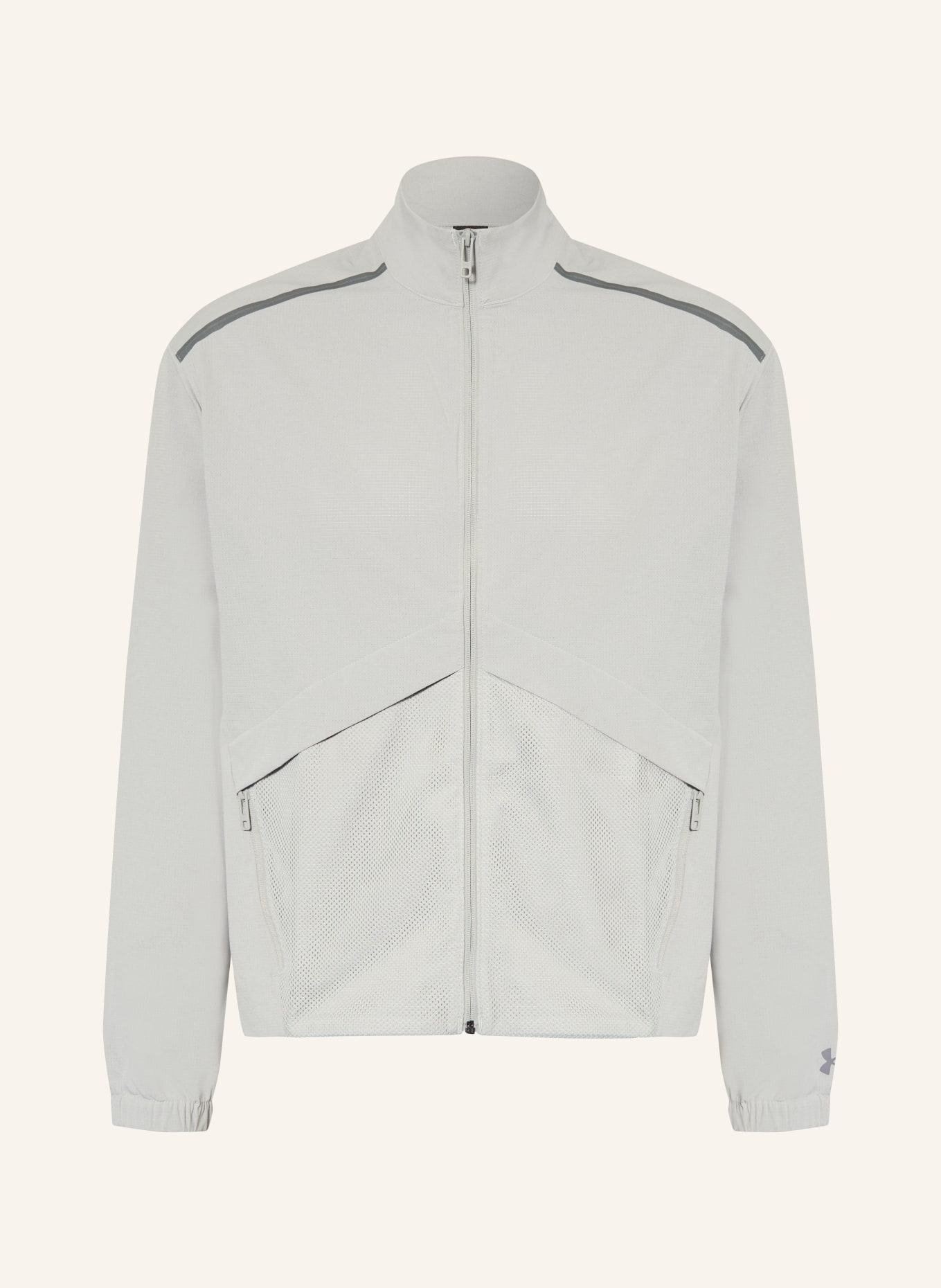 UNDER ARMOUR Functional Jacket UA UNSTOPPABLE AIRVENT: LIGHT GRAY