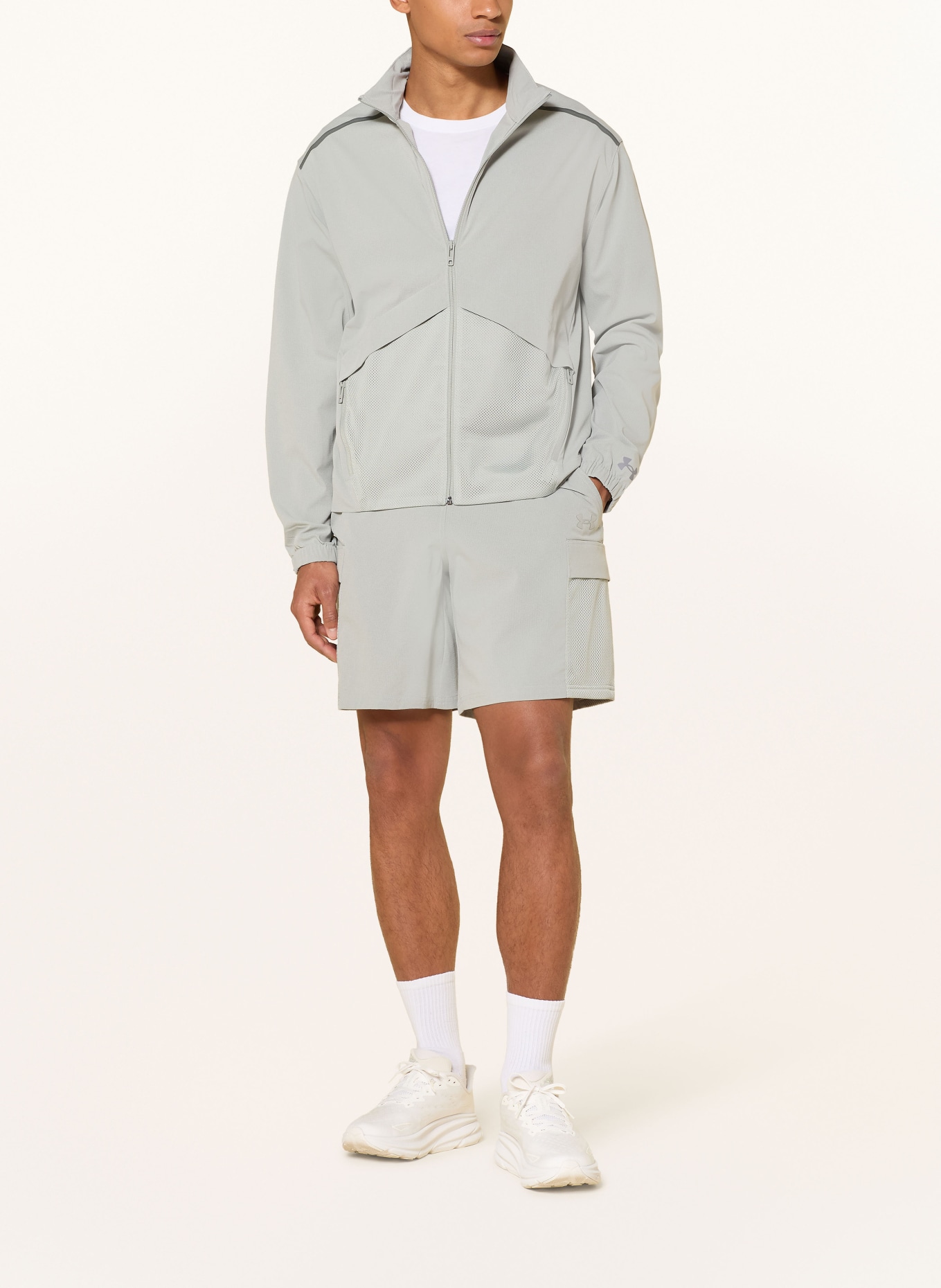 UNDER ARMOUR Functional Jacket UA UNSTOPPABLE AIRVENT: LIGHT GRAY