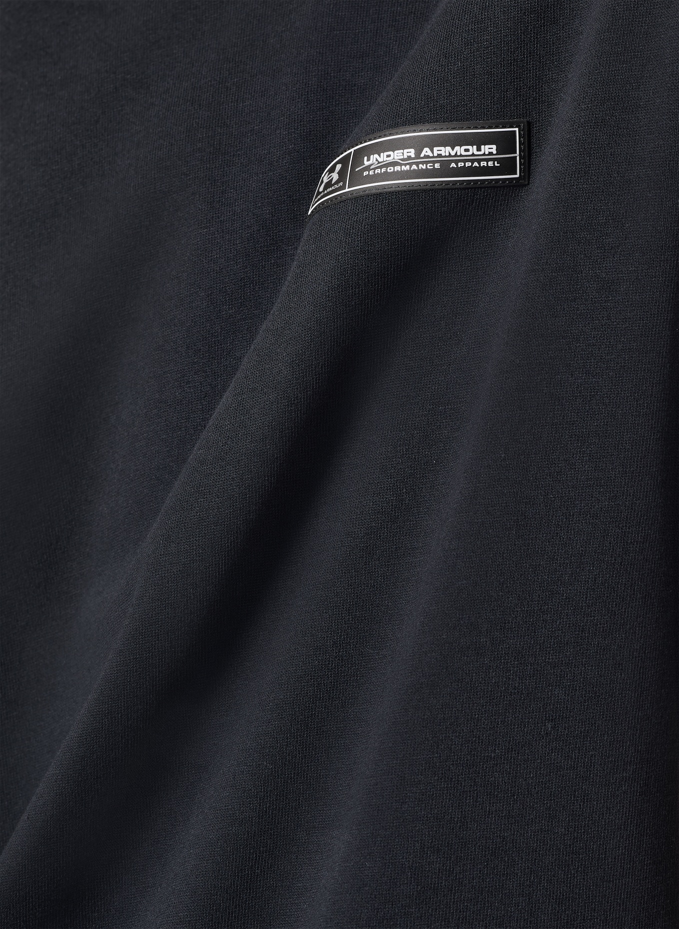 UNDER ARMOUR T-Shirt UA HW ARMOUR LABEL: SCHWARZ