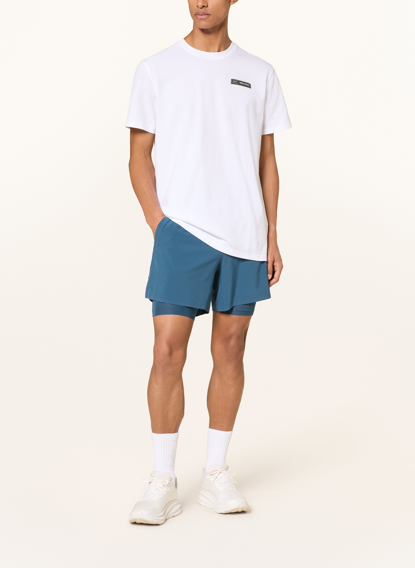 UNDER ARMOUR 2-in-1 Running Shorts UA VANISH ELITE: TEAL