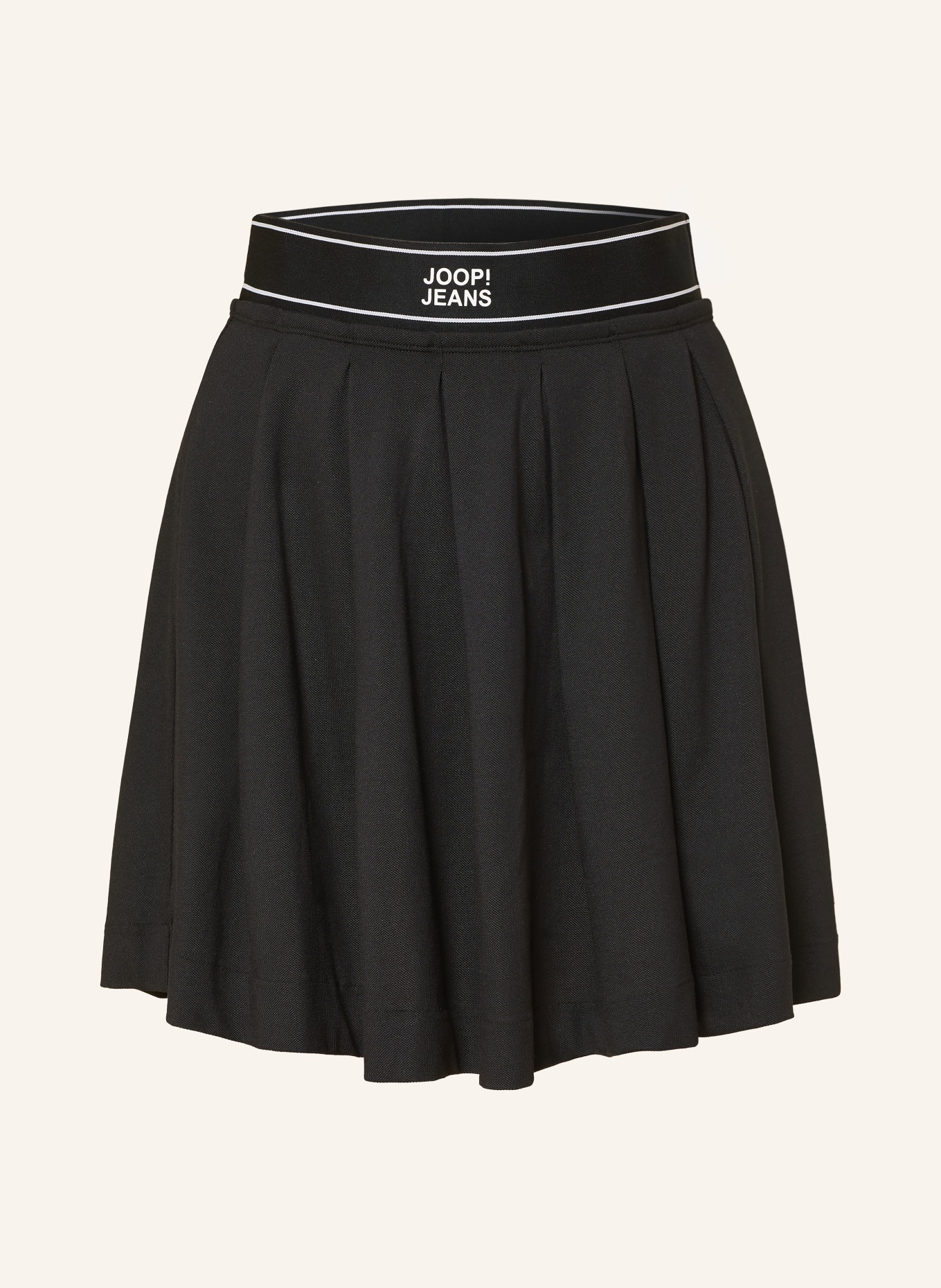 JOOP! JEANS Jerseyrock: SCHWARZ / WEISS