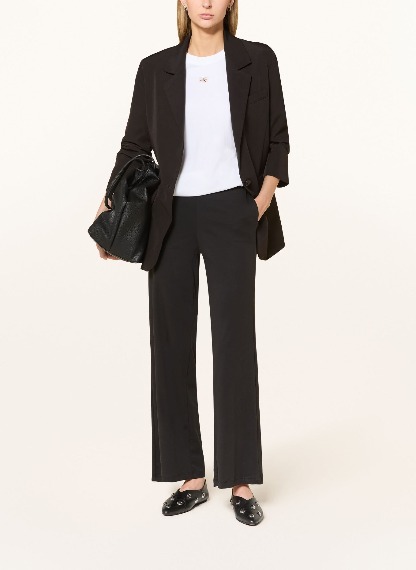 thylie Kalhoty Marlene TINA: ČERNÁ