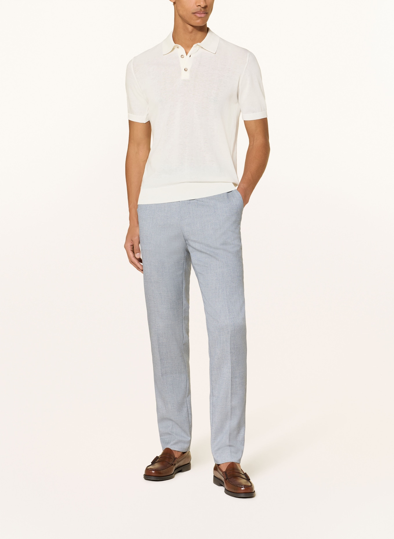 DISTRETTO 12 Anzughose ACANTO Regular Fit: 0003 BLU