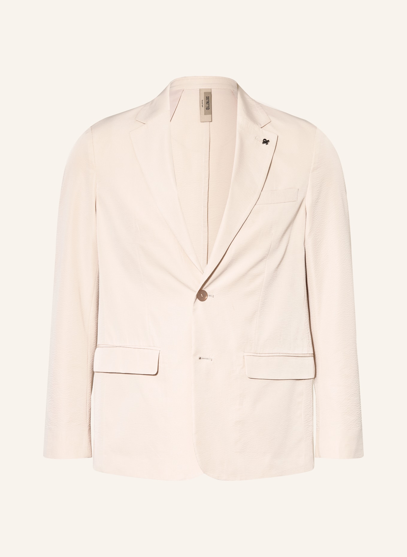 DISTRETTO 12 AREZZO Slim Fit Blazer: 0077 Travertino