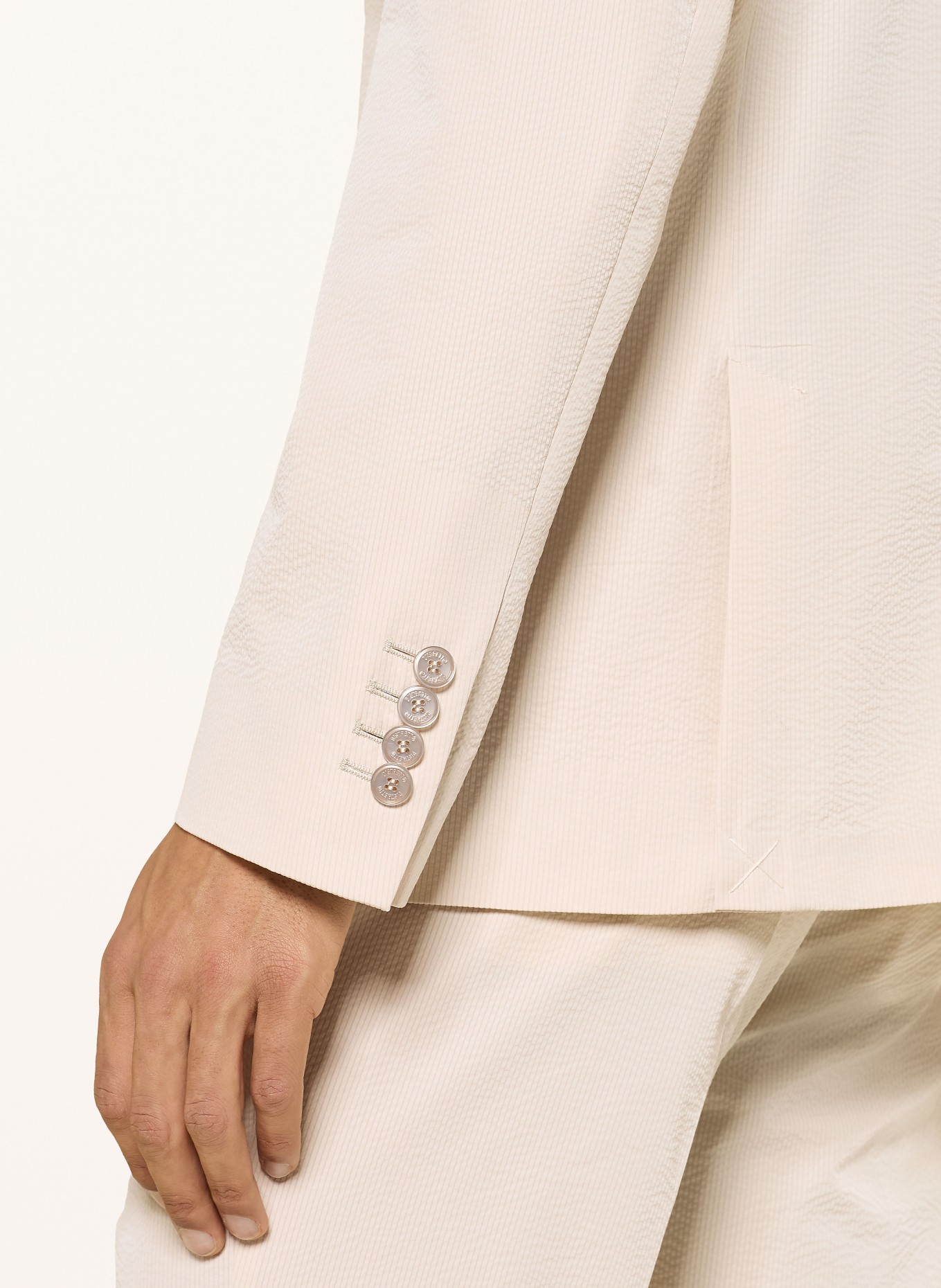 DISTRETTO 12 AREZZO Slim Fit Blazer: 0077 Travertino