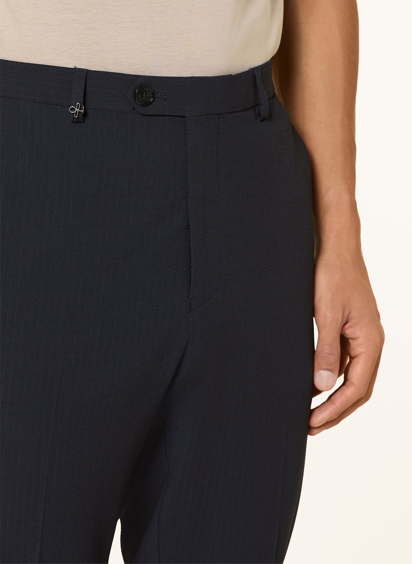 DISTRETTO 12 Spodnie do garnituru FIRENZE o kroju slim fit: 0003 BLU